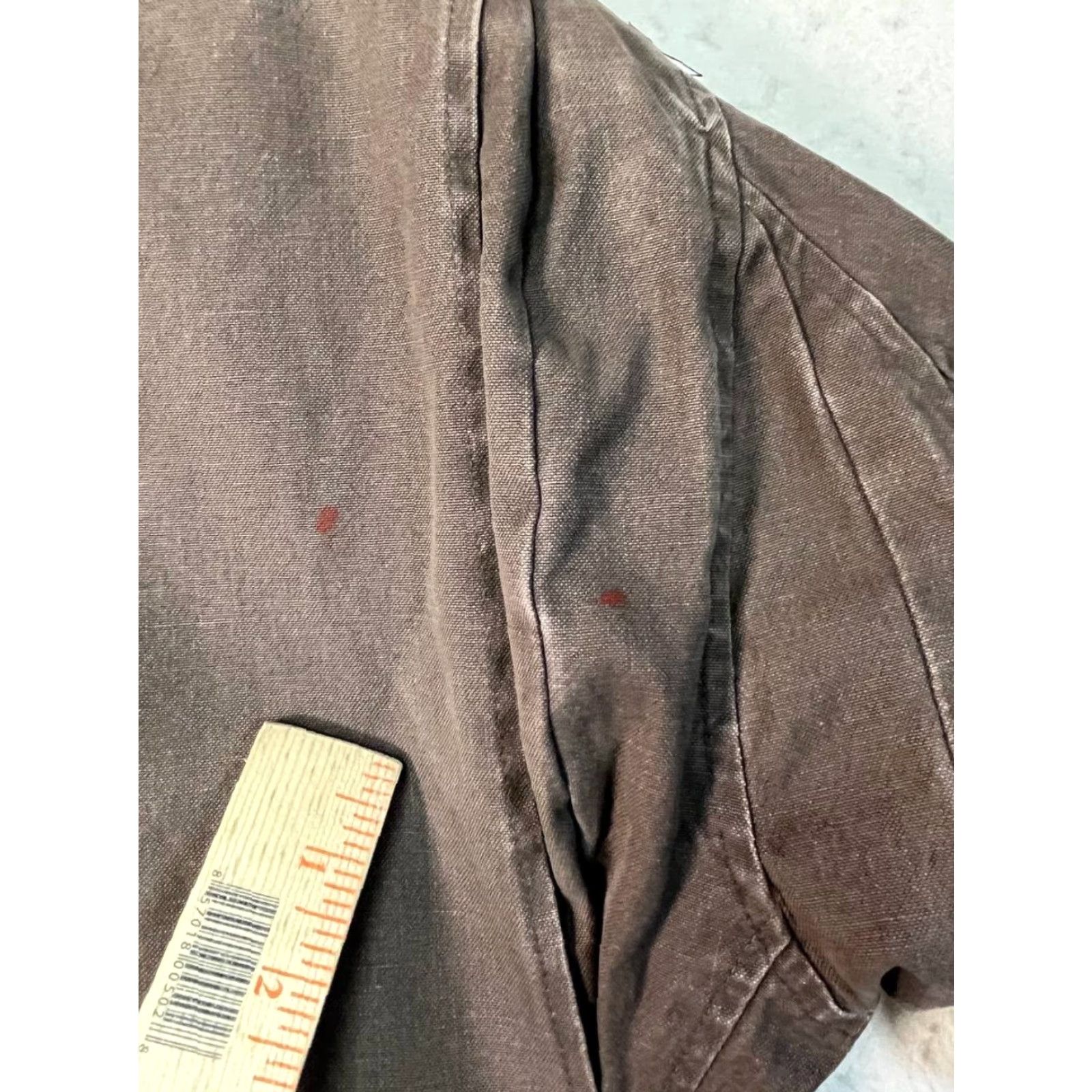 Calvin Klein VINTAGE Calvin Klein Canvas Jacket Mens Size 40 Brown Field Utility 100% Cotton Size US XXS / EU 40 - 7 Thumbnail