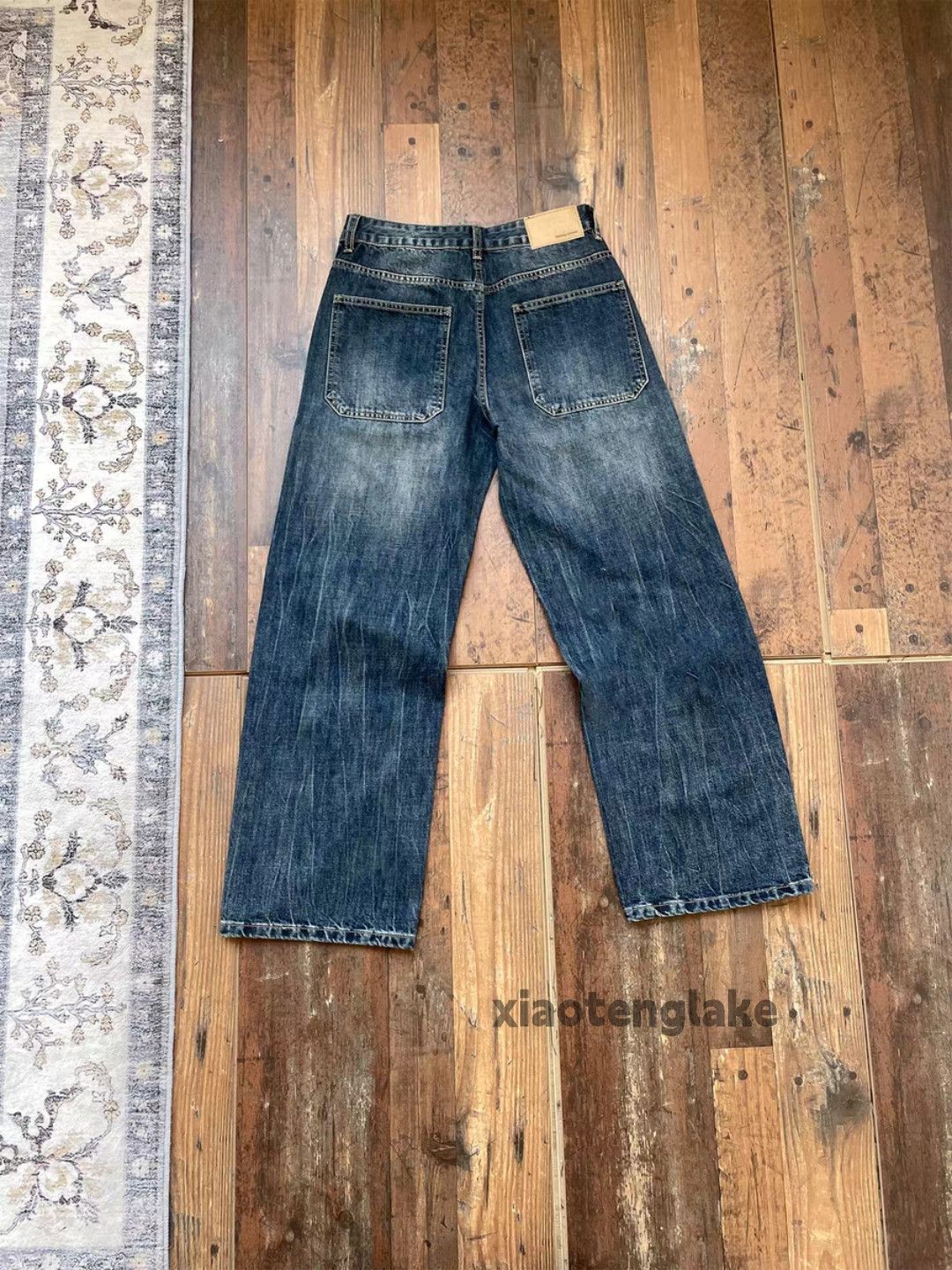 Jean otl Louisvuitton offwhite style loose faded baggy jeans Size US 28 / EU 44 - 5 Thumbnail