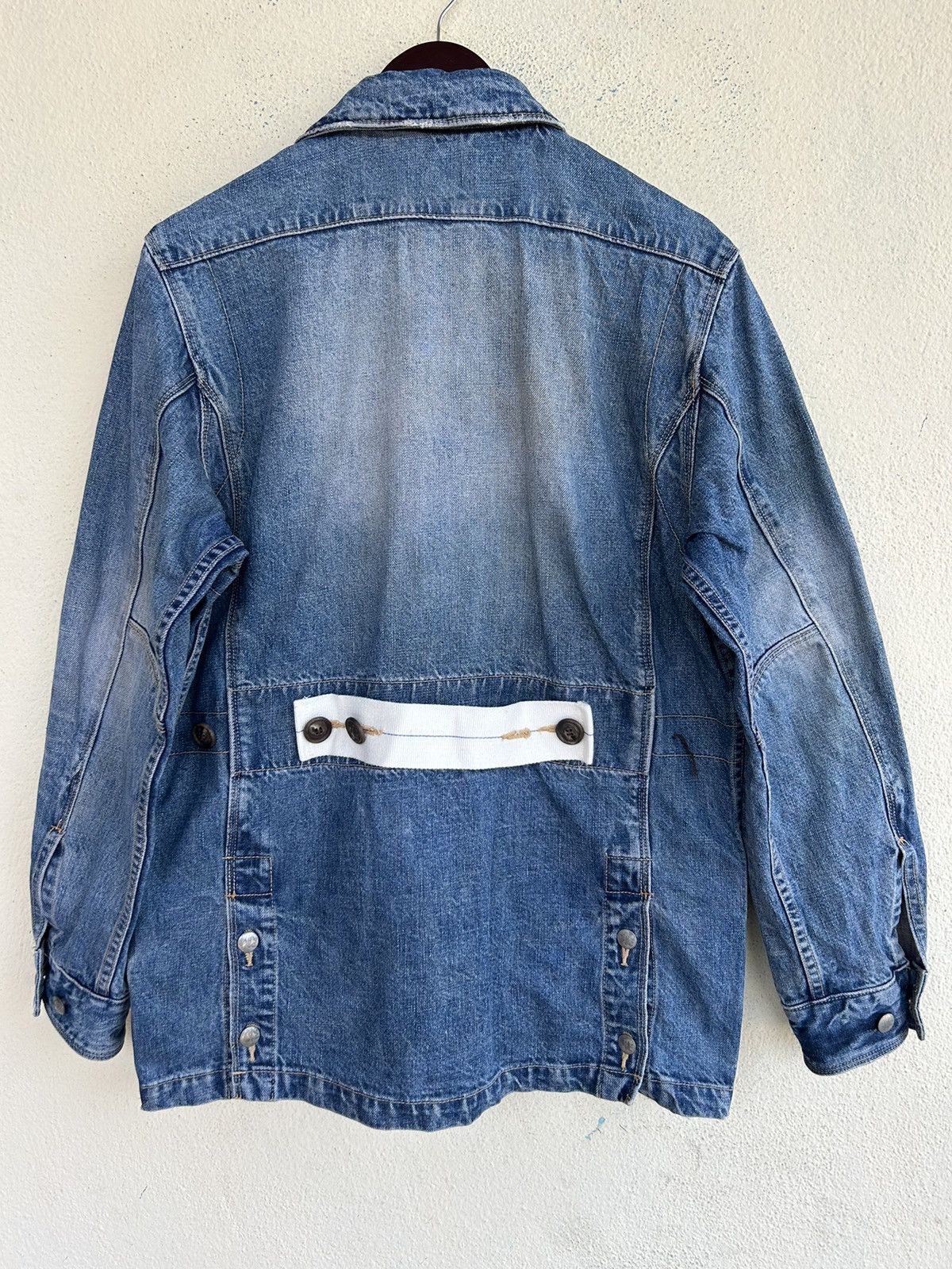Paul Smith × R.Newbold R Newbold Multi Pocket Trucker Denim Jacket Size US M / EU 48-50 / 2 - 2 Thumbnail
