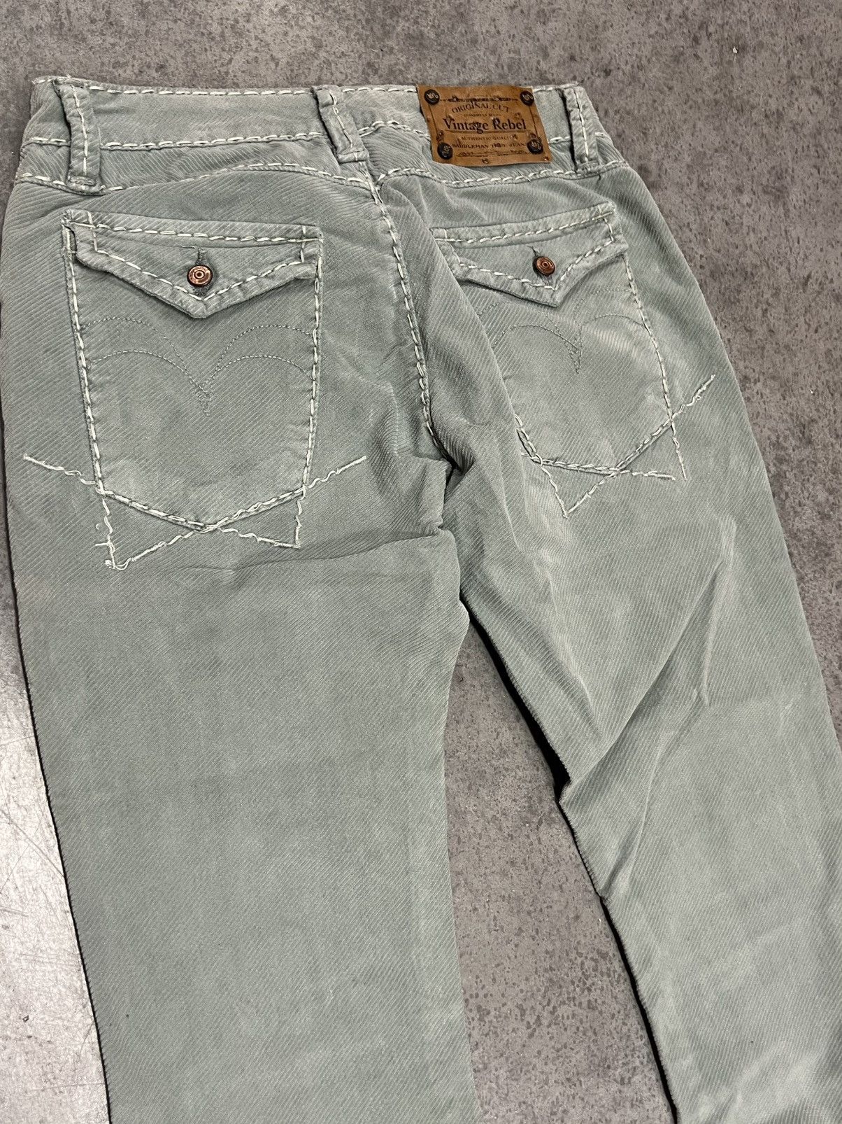 Vintage Y2K 2000's VTG Vintage Rebel USA Streetwear Goth Retro Pants Size 30" / US 8 / IT 44 - 6 Thumbnail