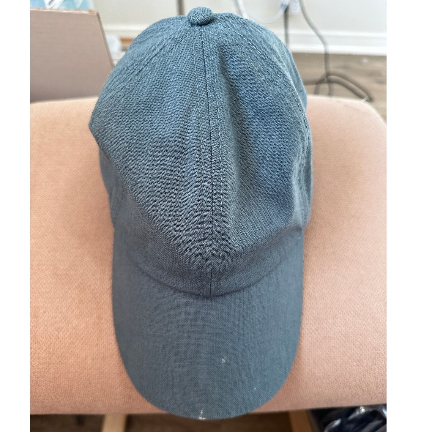 Other Wyeth Spencer Blue Green Linen Adjustable Baseball Hat Cap Size ONE SIZE - 9 Thumbnail