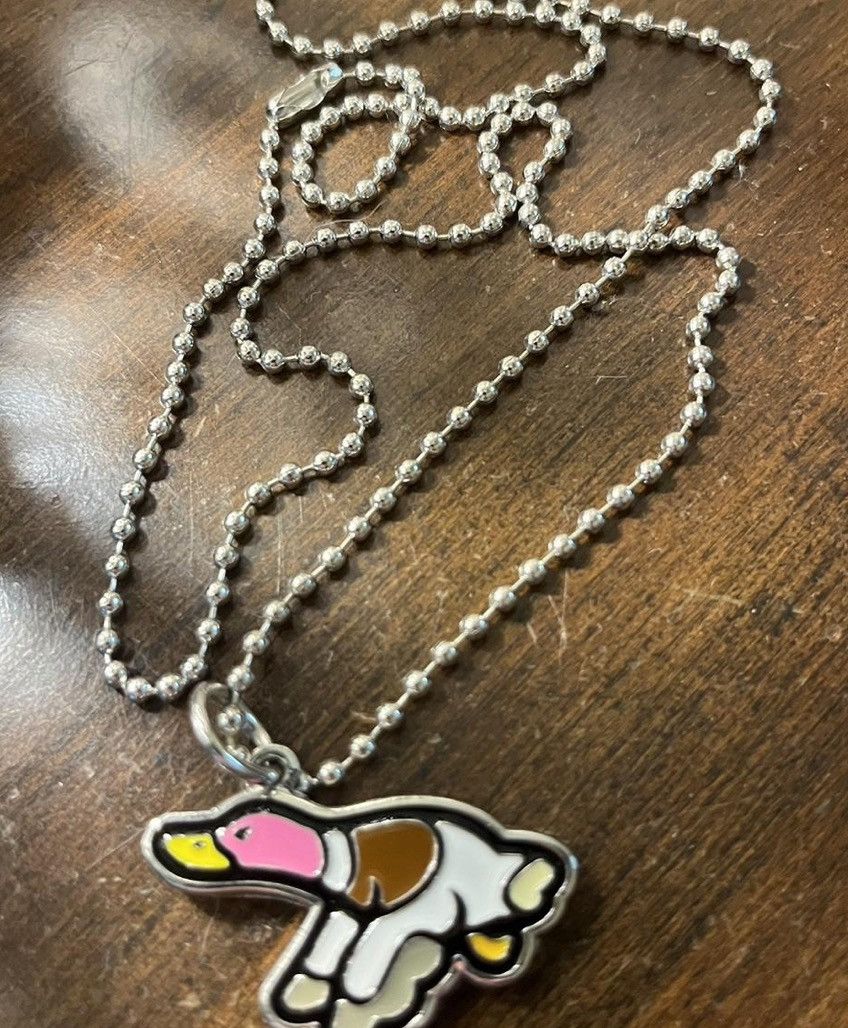 【HUMAN MADE】 ANIMAL NECKLACE : DUCK GREEN Human Made NIGO Duck animal logo charm necklace Brand New
