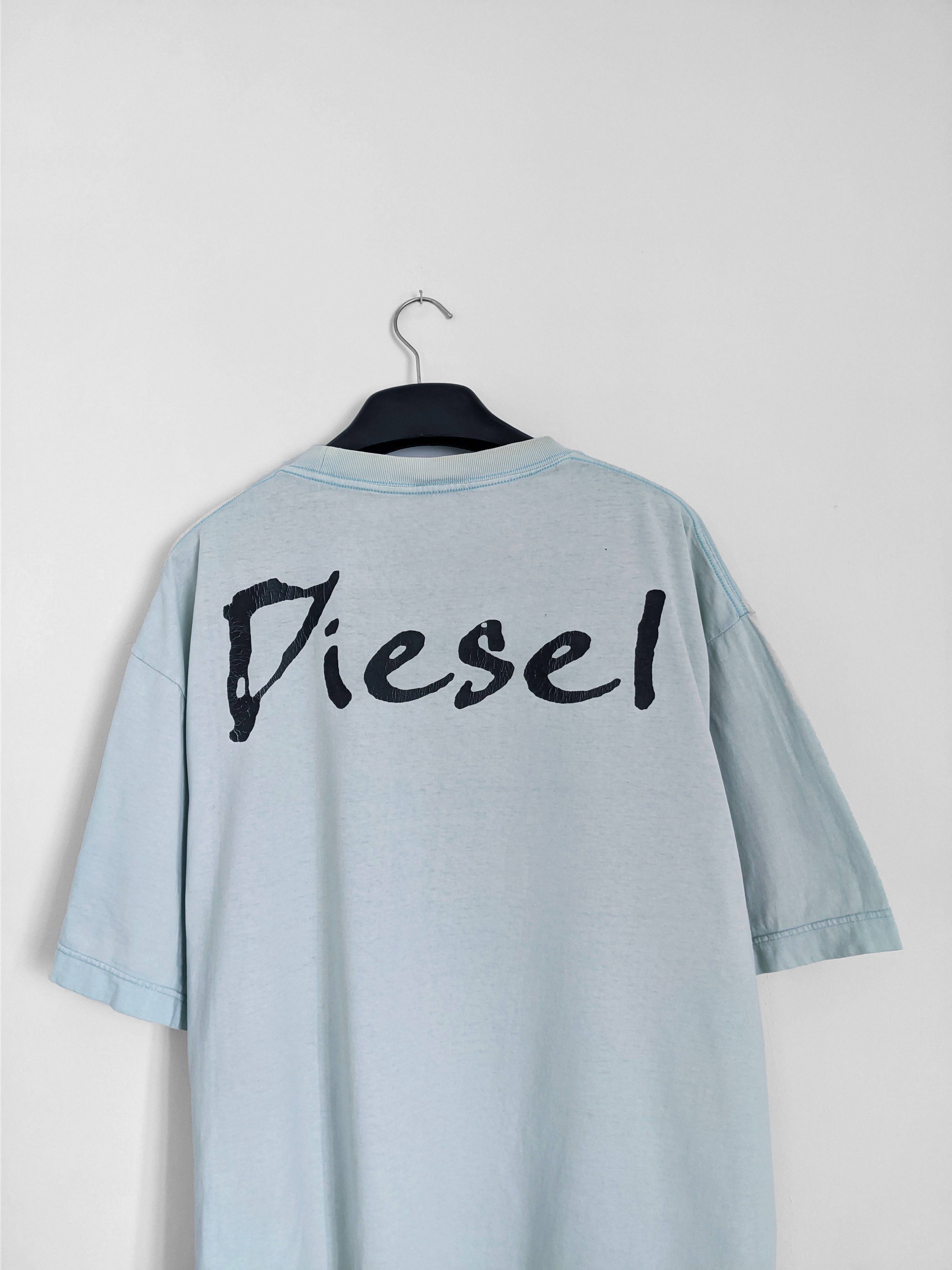 Diesel Vintage Diesel tshirt big logo 90s Size US XL / EU 56 / 4 - 7 Thumbnail