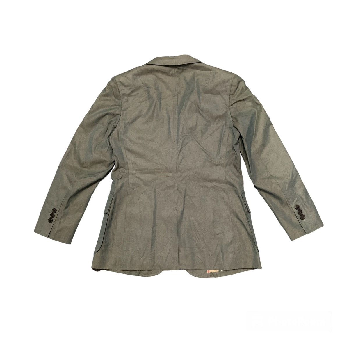 Burberry × Designer × Vintage Vintage Burberrys Trench Coat Indigo Two Tones Colourways Size US S / EU 44-46 / 1 - 5 Thumbnail