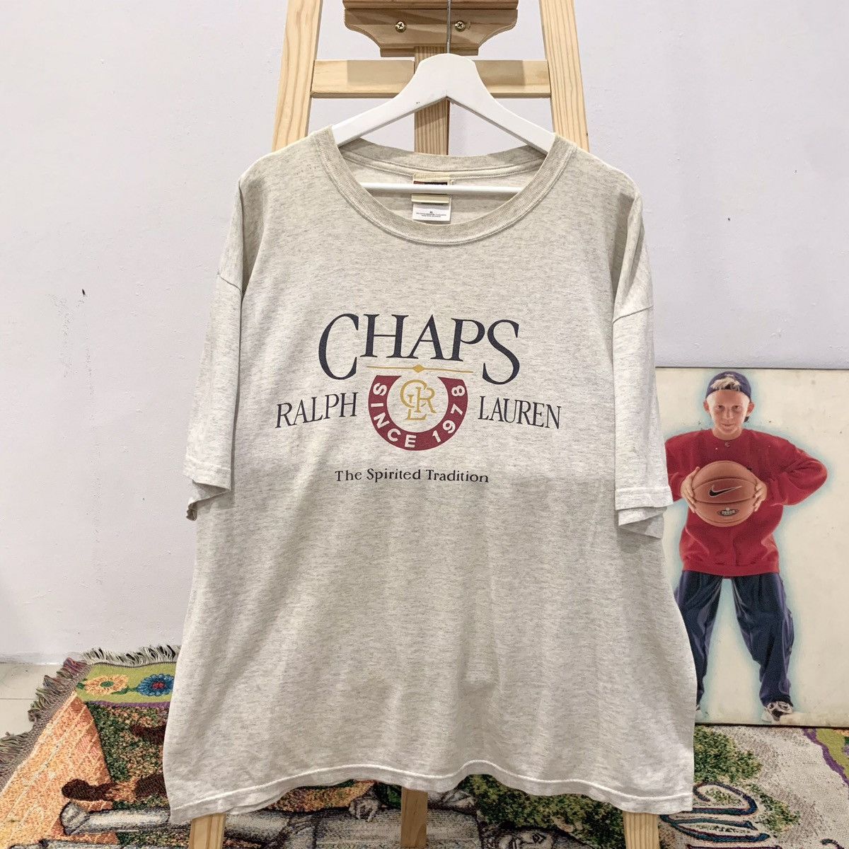 Chaps Ralph Lauren Chaps Big Logo T Shirts Size US XL / EU 56 / 4 - 1 Thumbnail