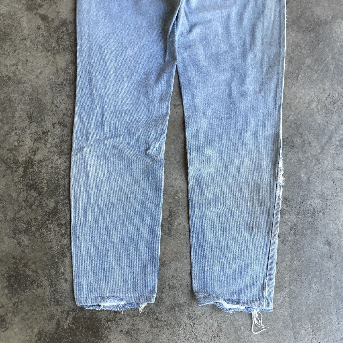 Levi's Vintage Clothing 🔥Vintage Levis Stoned Washed Ripped Distress Dirty Jeans Size US 30 / EU 46 - 6 Thumbnail