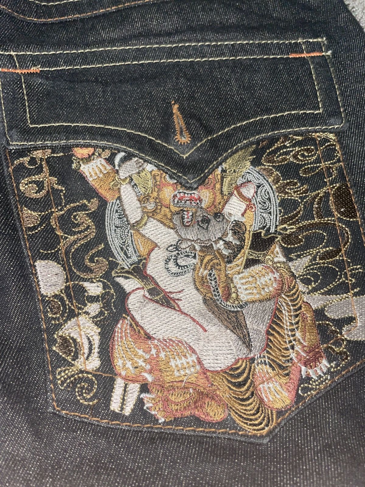 True Religion × Vintage Vintage True Religion Denim Shorts Size US 32 / EU 48 - 4 Thumbnail