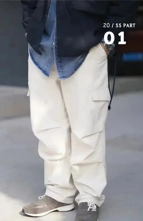 Other 20SS Simple Blue Japan White Jungle Pants Size US 32 / EU 48 - 2 Thumbnail