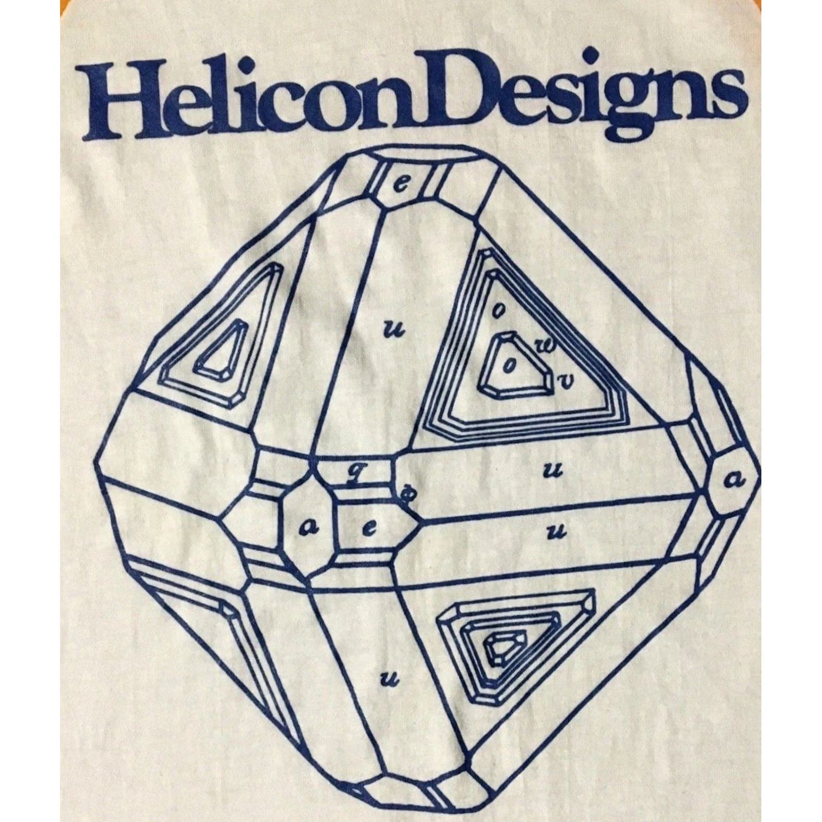 4SDESIGNS VINTAGE Helicon Designs T-Shirt XS White 3/4 Sleeve Crew Neck Men Small Single Stitch Grunge 80s 90s USA California Rock Tech Size US XS / EU 42 / 0 - 2 Thumbnail