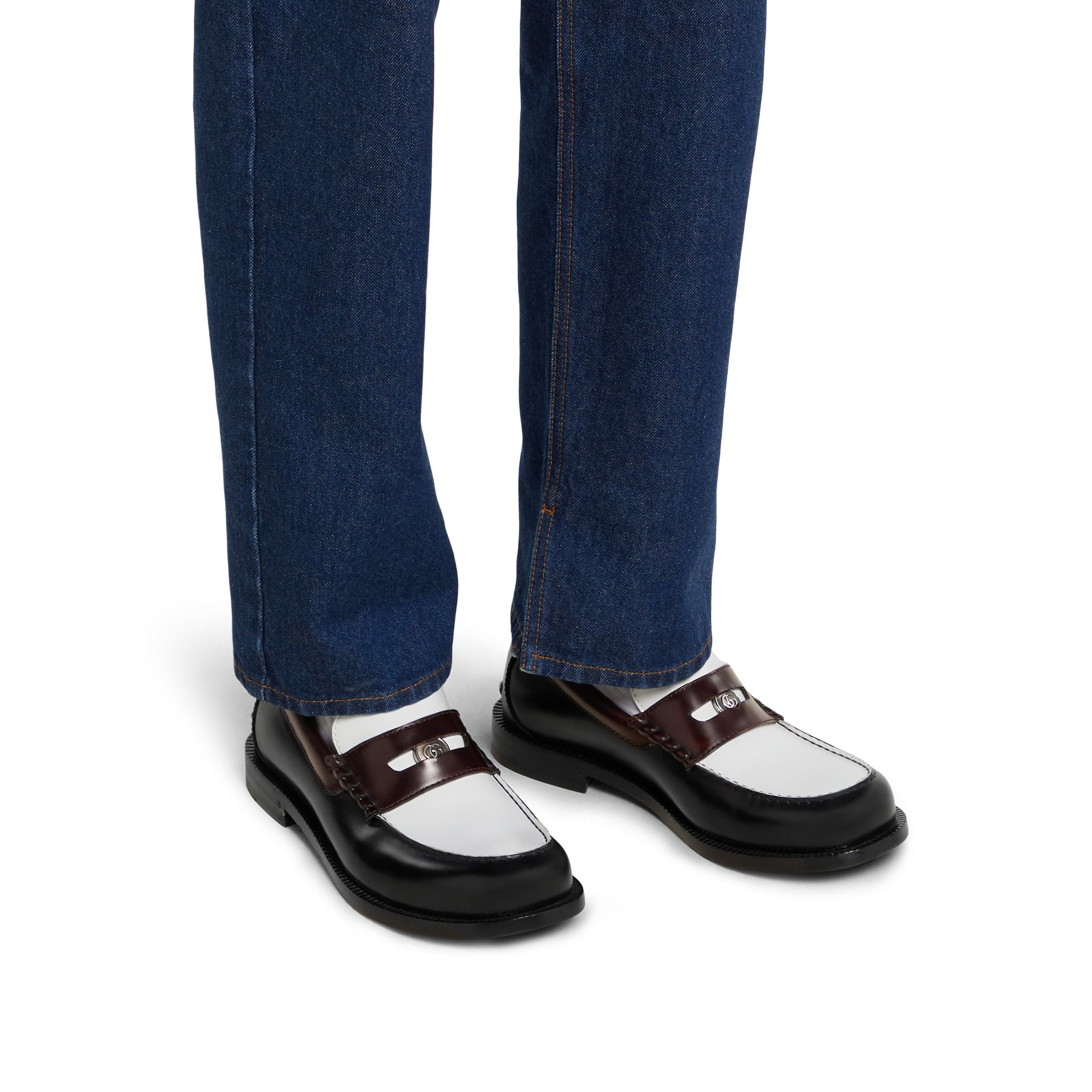 Gucci o1loc1c0326 831274 Men's loafers With Removable Detail Size US 12.5 / EU 45-46 - 3 Thumbnail