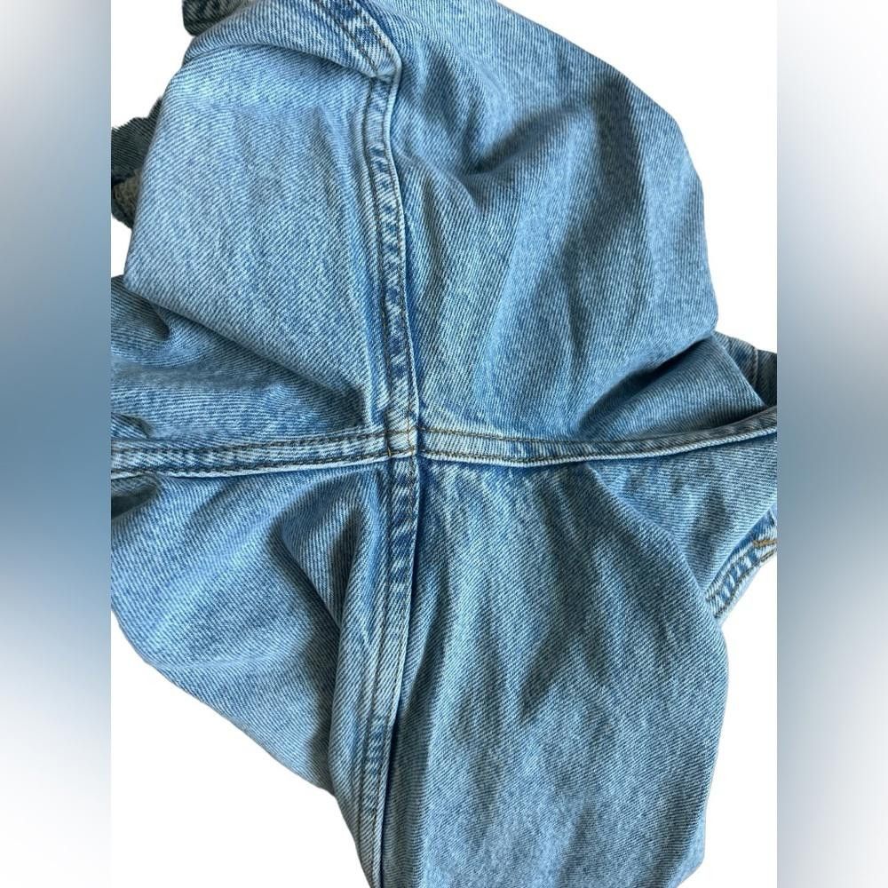 Zara Zara High waist Rise Blue Tattered mom jeans Size 25" / US 0 / IT 36 - 10 Thumbnail