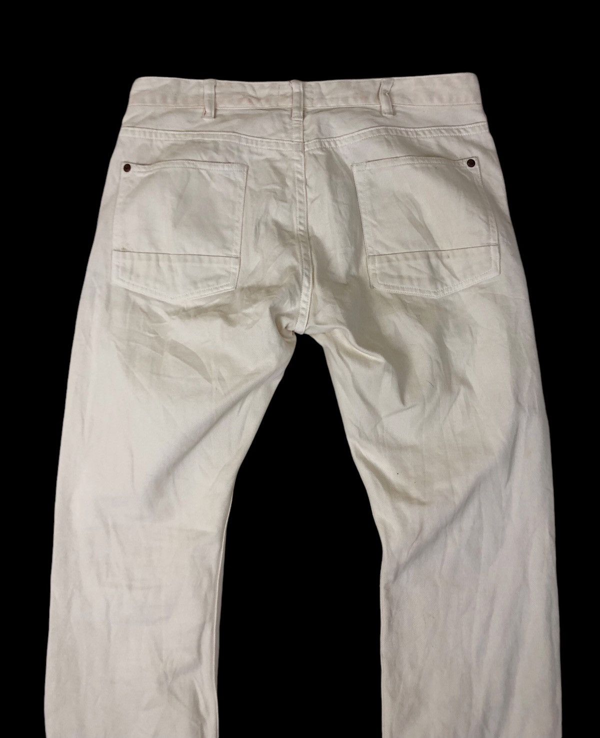 Japanese Brand × Paul Smith × Paul Smith Red Ear Paul Smith Red Ear White Button Denim Jeans Size US 33 - 8 Thumbnail