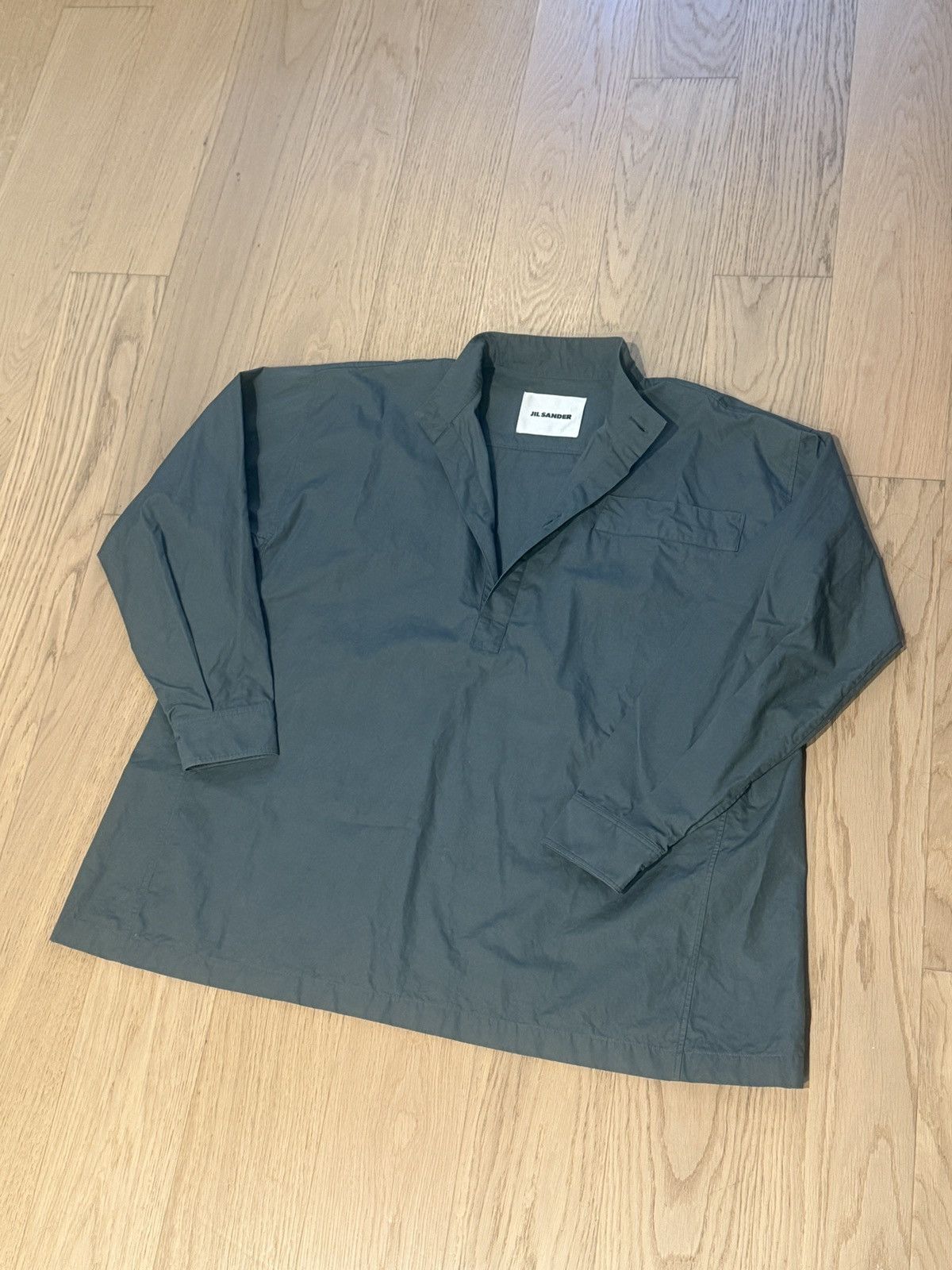 Jil Sander Jil Sander Cotton Pullover Jacket Size US L / EU 52-54 / 3 - 5 Thumbnail