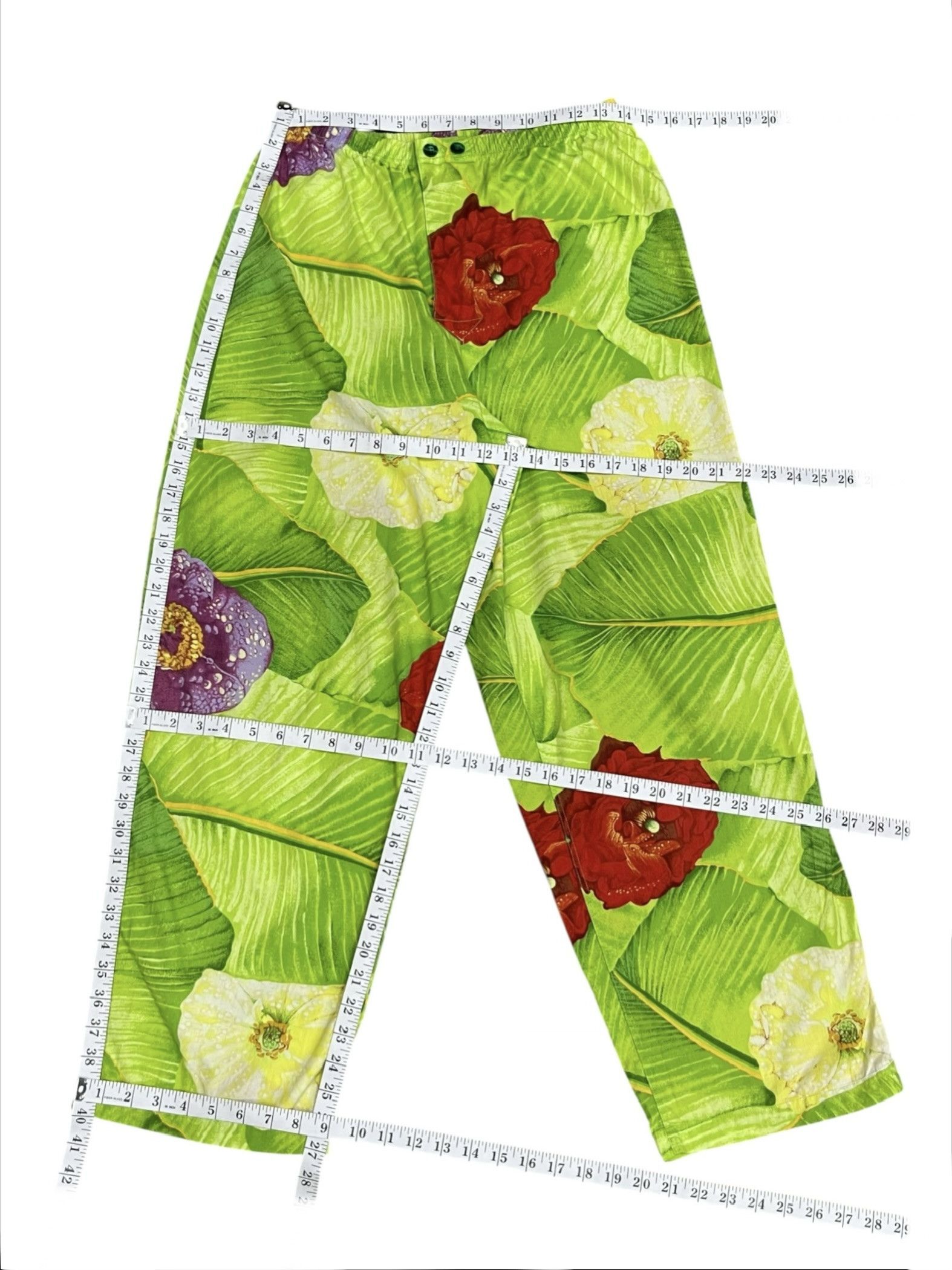 Kenzo Vintage Kenzo Water Lily Banana Leaf Shirt Pants Set Japan Size US L / EU 52-54 / 3 - 17 Thumbnail