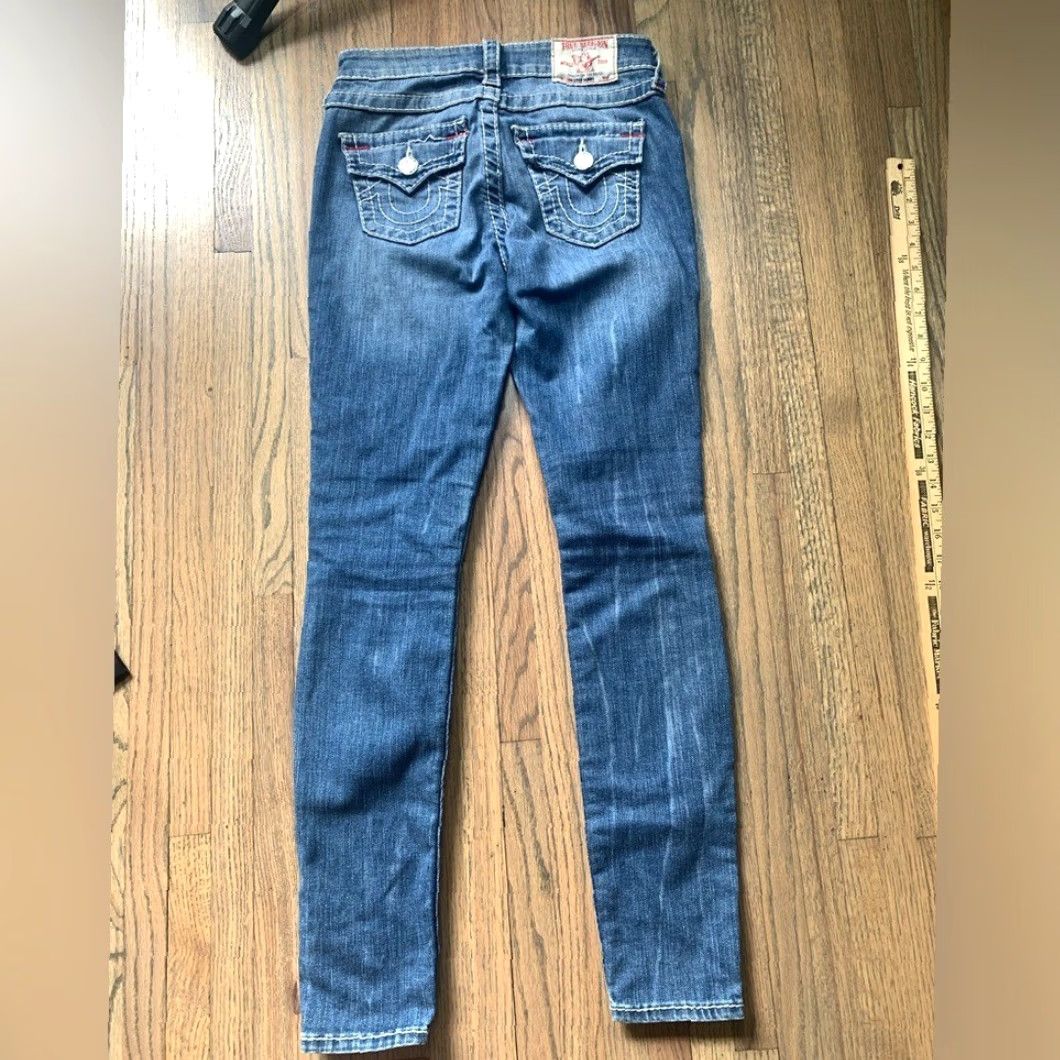 True Religion True Religion Jeans 25 Womens Blue Ankle Skinny Regular 25 True Religion Size 42" / US 20 - 7 Thumbnail