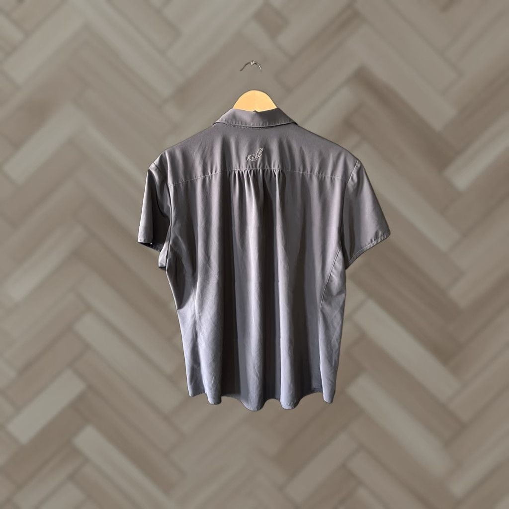 Vintage Kuhl Womens Gray Short Sleeve Nylon Outdoor Hiking Size XL Size 40" / US 18 - 1 Thumbnail