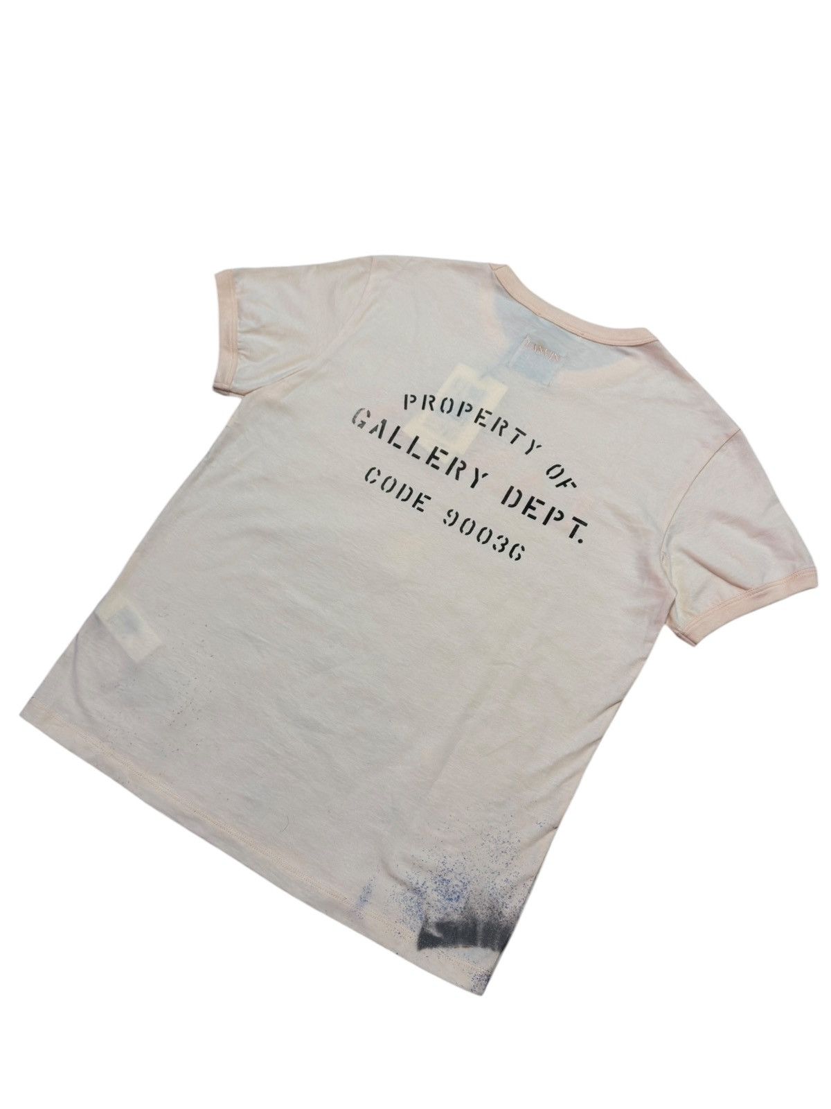 Gallery Dept. × Lanvin Gallery Dept. Lanvin Pink Paint Splatter Tee Shirt Size XL / US 12-14 / IT 48-50 - 4 Thumbnail