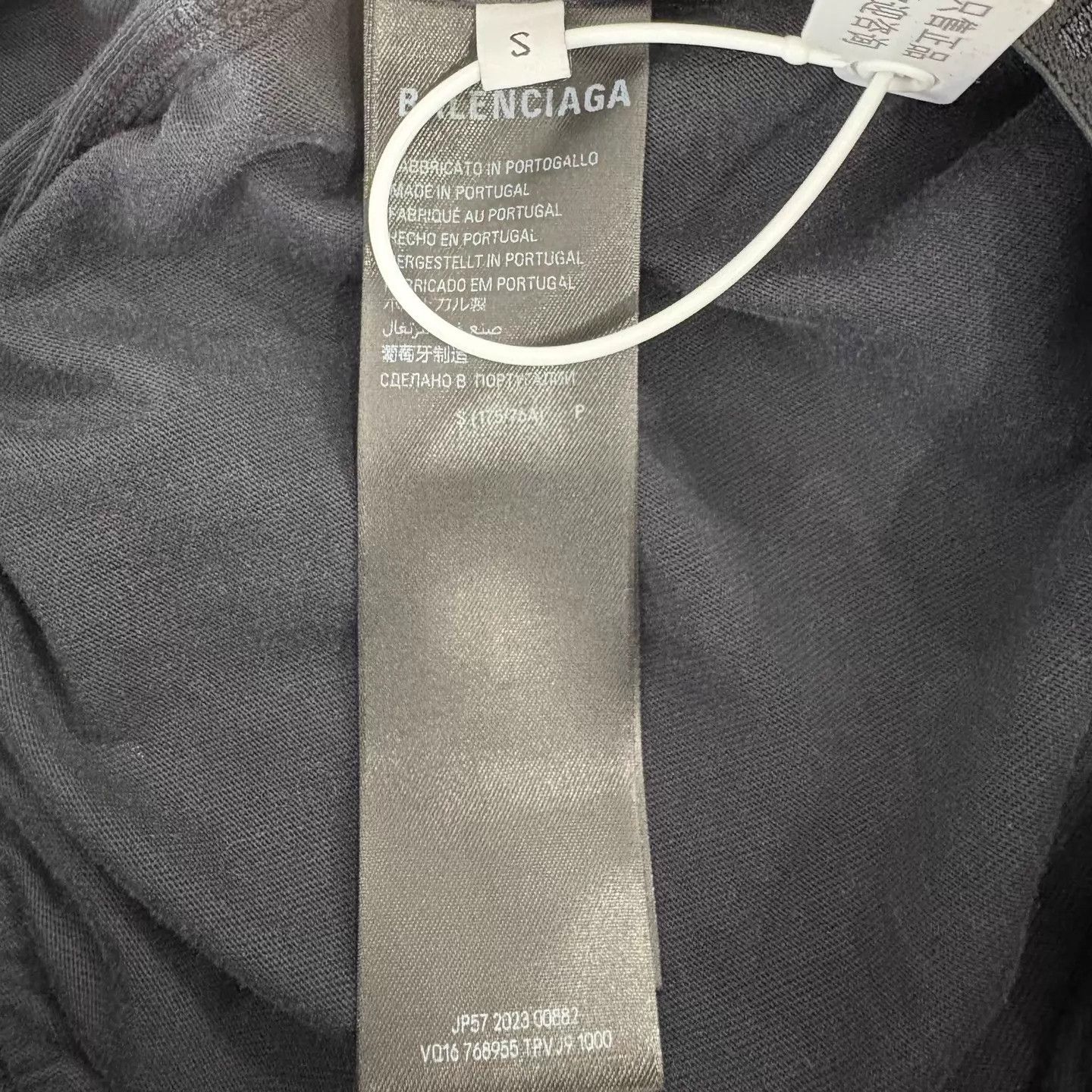 Balenciaga Balenciaga Washed Black Waist Embroidered Logo Casual Pant S Size US 29 - 4 Thumbnail