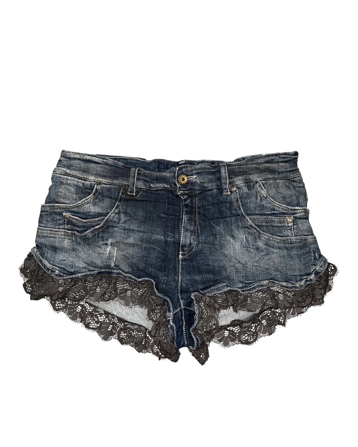 Seditionaries Rare MARIAGRAZIA PANIZZI micro shorts ☠️👾 Size 25" / US 0 / IT 36 - 1 Thumbnail