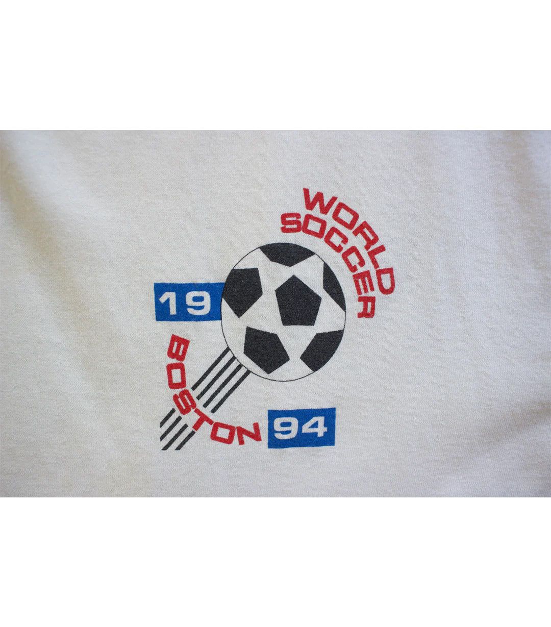 Vintage 1994 Vintage World Soccer Boston T-Shirt Size US L / EU 52-54 / 3 - 3 Thumbnail