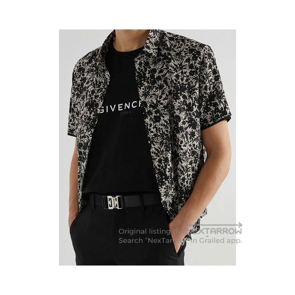 Givenchy Givenchy Spliced Leather Canvas Belt. Size ONE SIZE - 2 Thumbnail