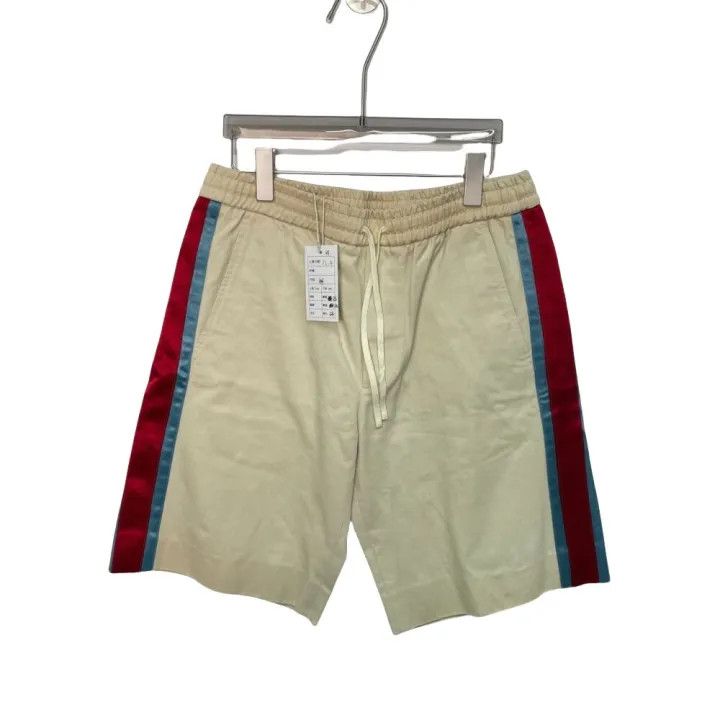 Gucci Gucci Red Blue Satin Side Stripe Shorts Size US 44 / EU 60 - 1 Thumbnail