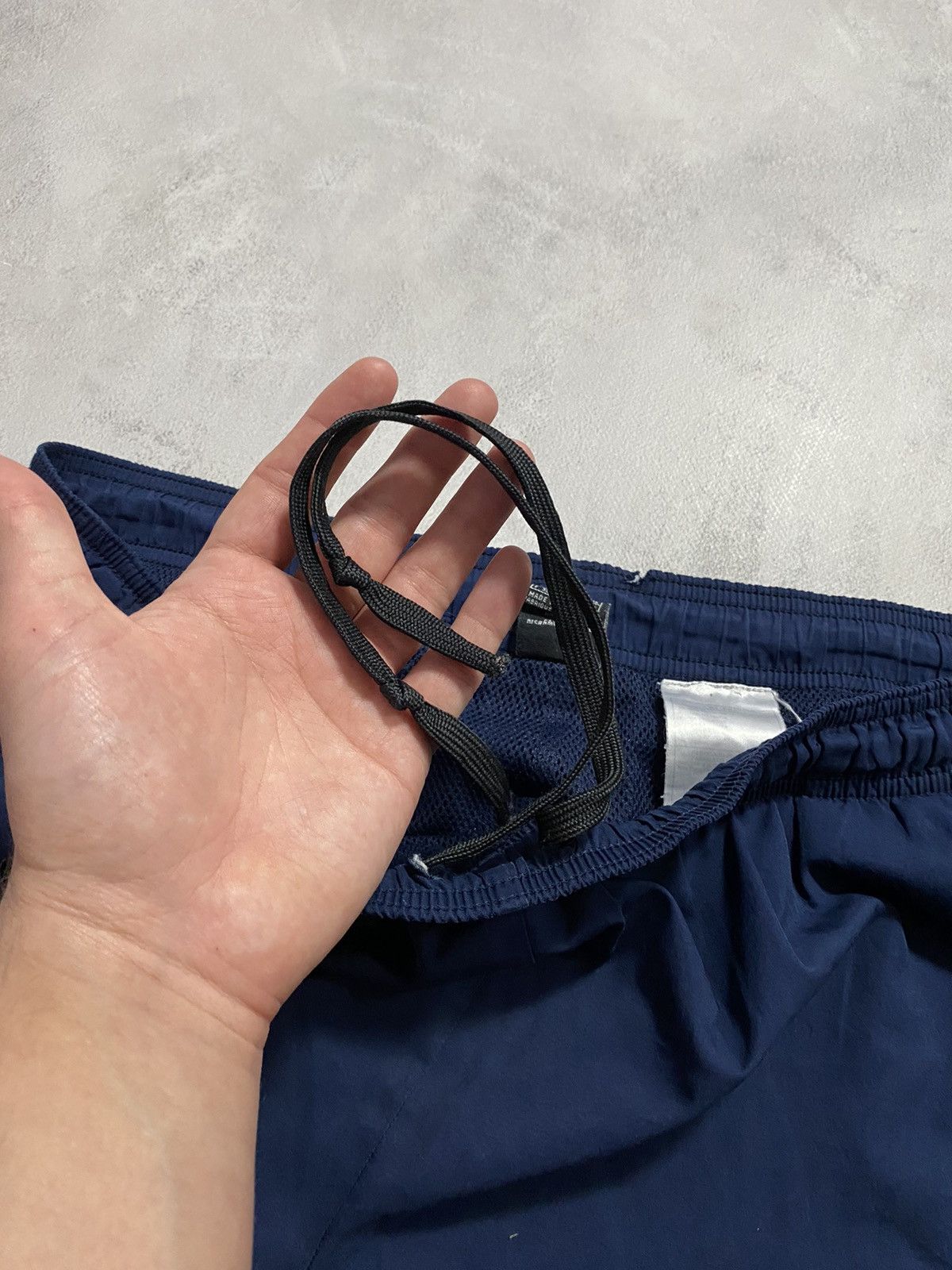 Nike × Vintage Vintage Track Pants Nike Darkblue Swoosh Baggy Size US 36 / EU 52 - 6 Thumbnail