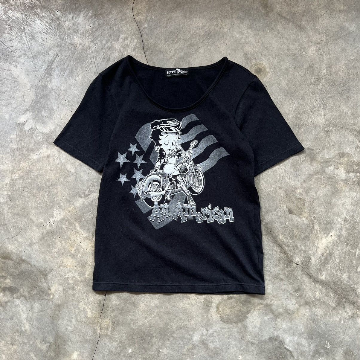 Japanese Brand Betty Boop Biker An American Shirt Size S / US 4 / IT 40 - 1 Thumbnail