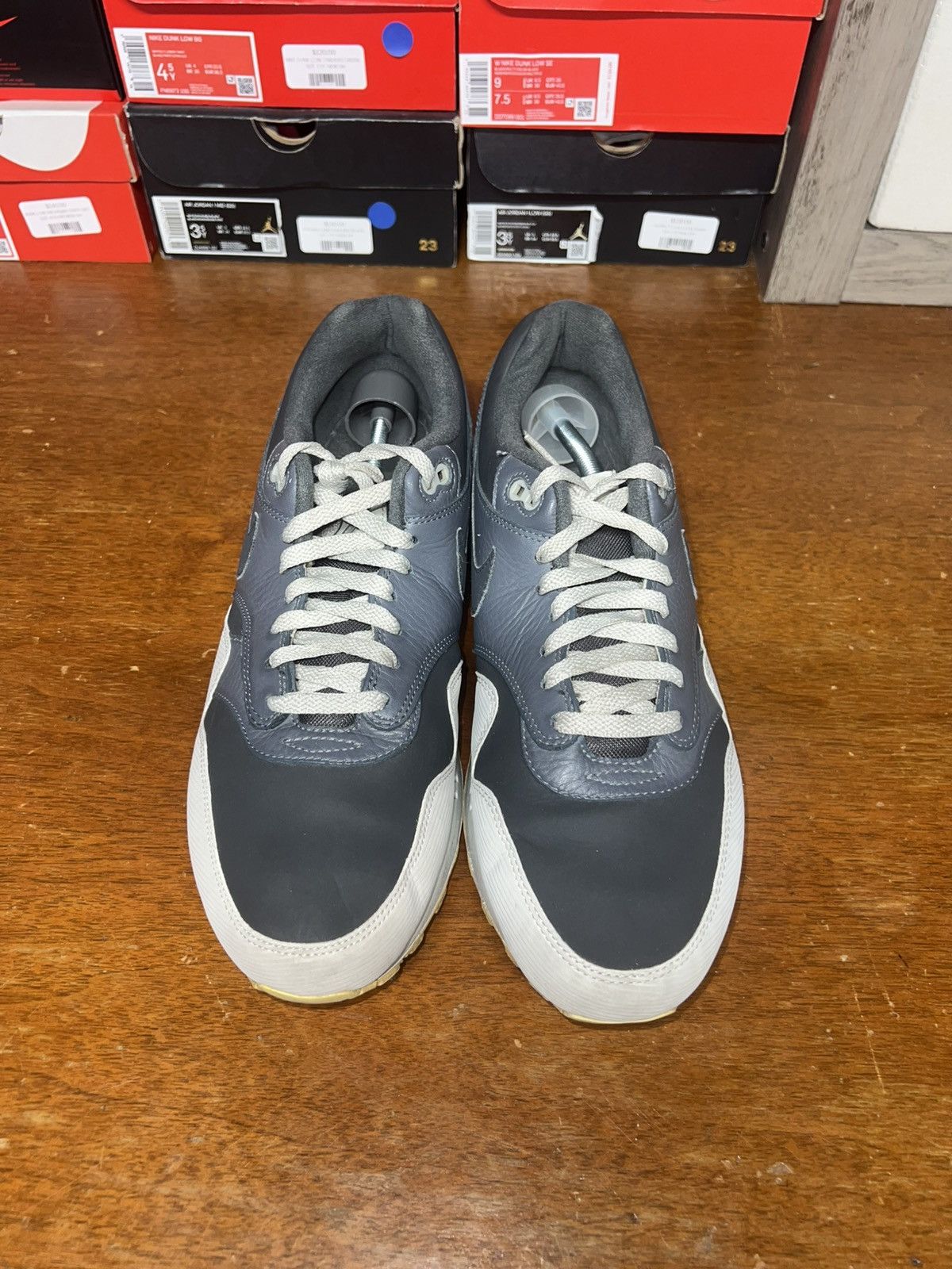 Nike Air Max 1 Leather Dark Ash size 13 Size US 13 / EU 46 - 7 Thumbnail