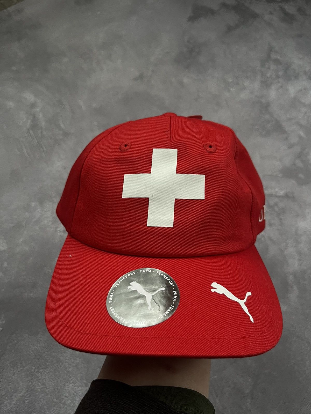 Puma Puma Switzerland Swiss National Football Soccer Team Red Cap Size ONE SIZE - 2 Thumbnail