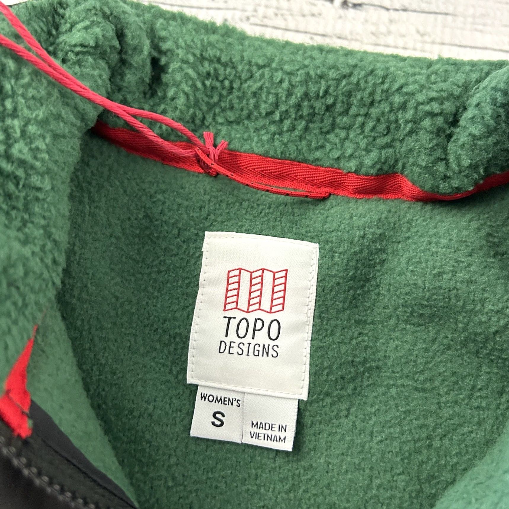 Topo Designs Topo Designs Subalpine Polartec Fleece Green Zip Up Jacket Women's Small - Zip Up, Fleece, Green, Topo Designs, Jacket, Women, Small Size S / US 4 / IT 40 - 7 Thumbnail