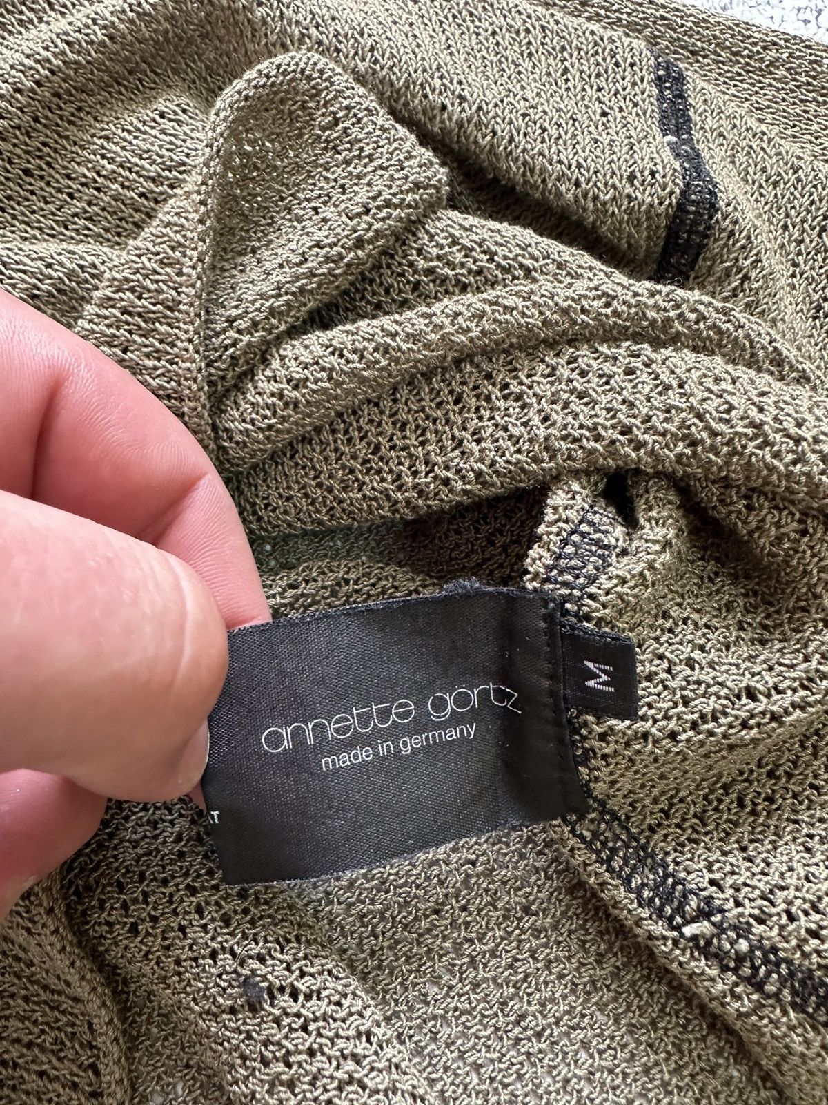 Annette Gortz Annette Görtz Pullover M in Green avantgarde Opium JPG Size M / US 6-8 / IT 42-44 - 13 Thumbnail