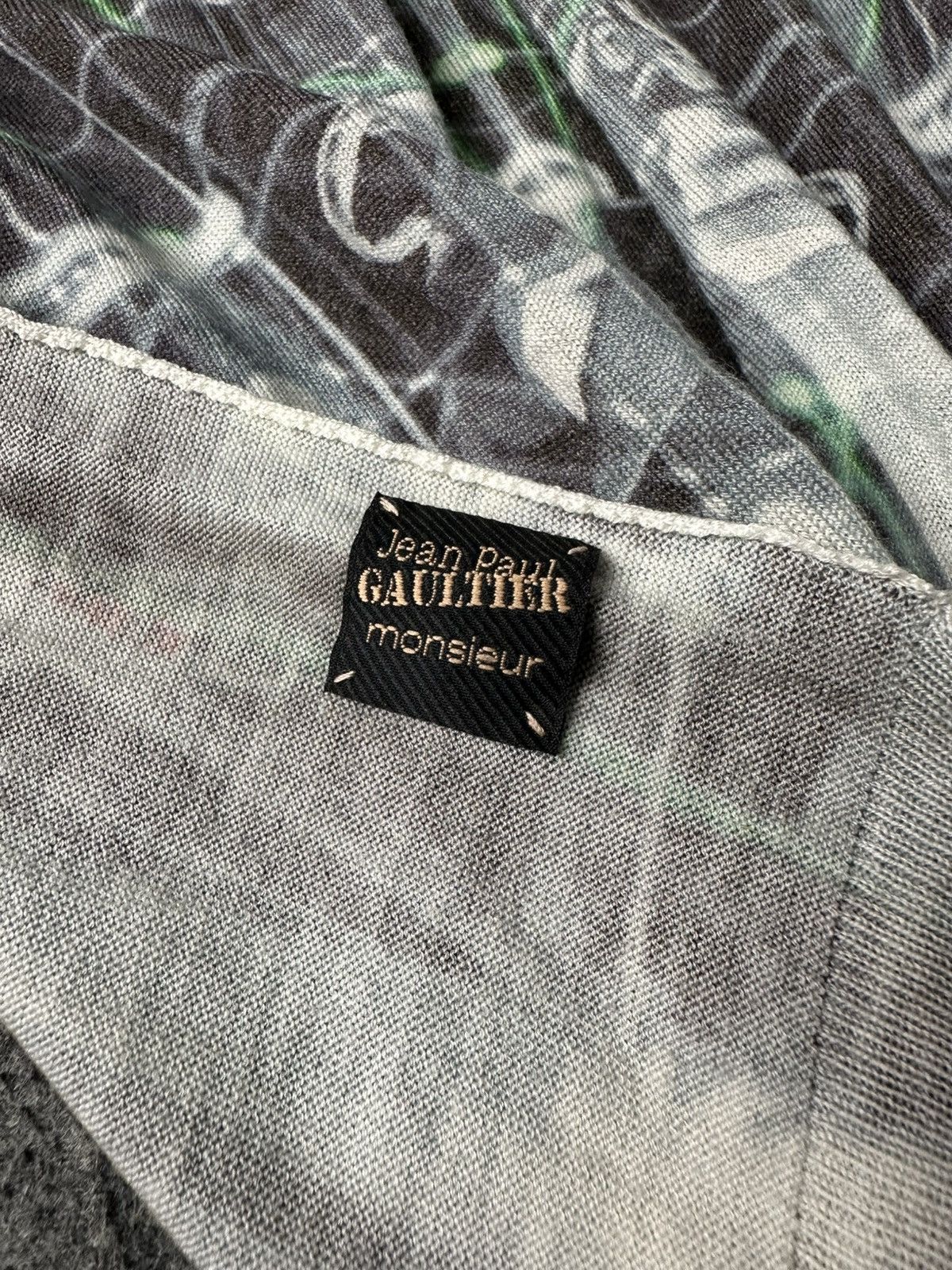 Jean Paul Gaultier Jean Paul Gaultier Monsieur S/S1996 X-Ray Vision Wool Scarf Size ONE SIZE - 10 Thumbnail