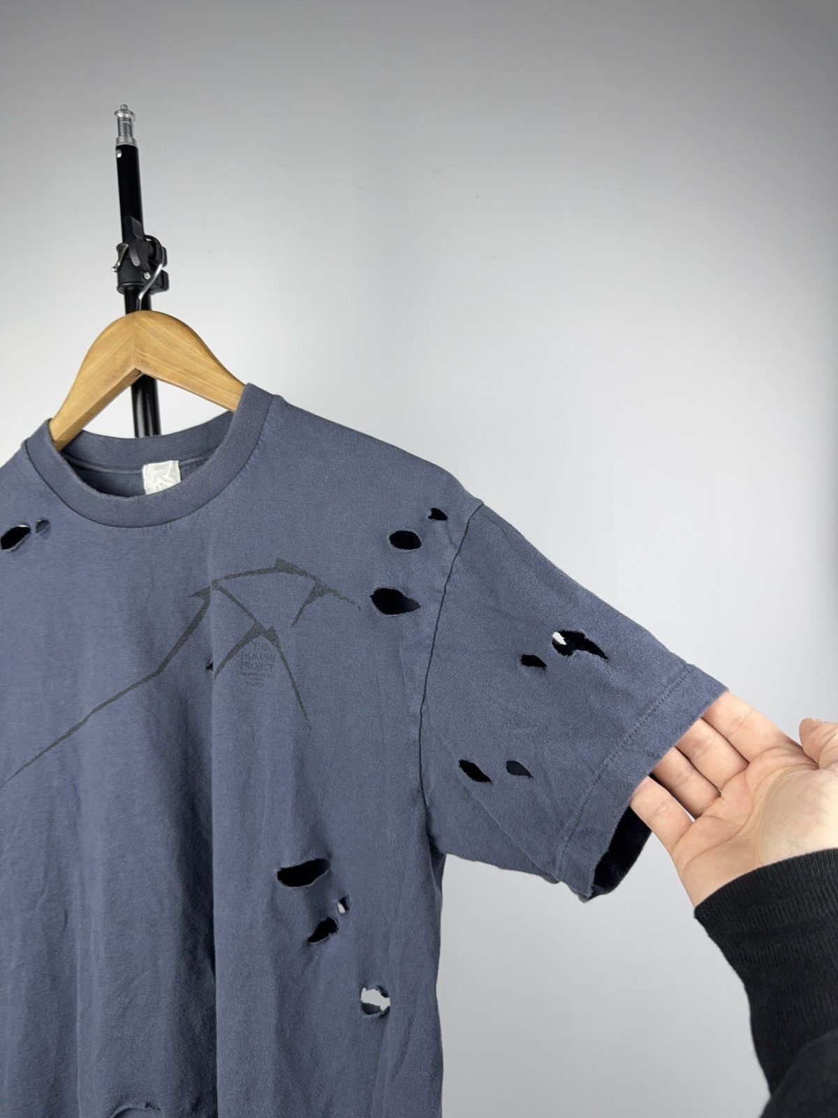 Japanese Brand Kume JP Tokyo Hokusai Fuji Graphic Distressed Tee Japan M Size US M / EU 48-50 / 2 - 6 Thumbnail