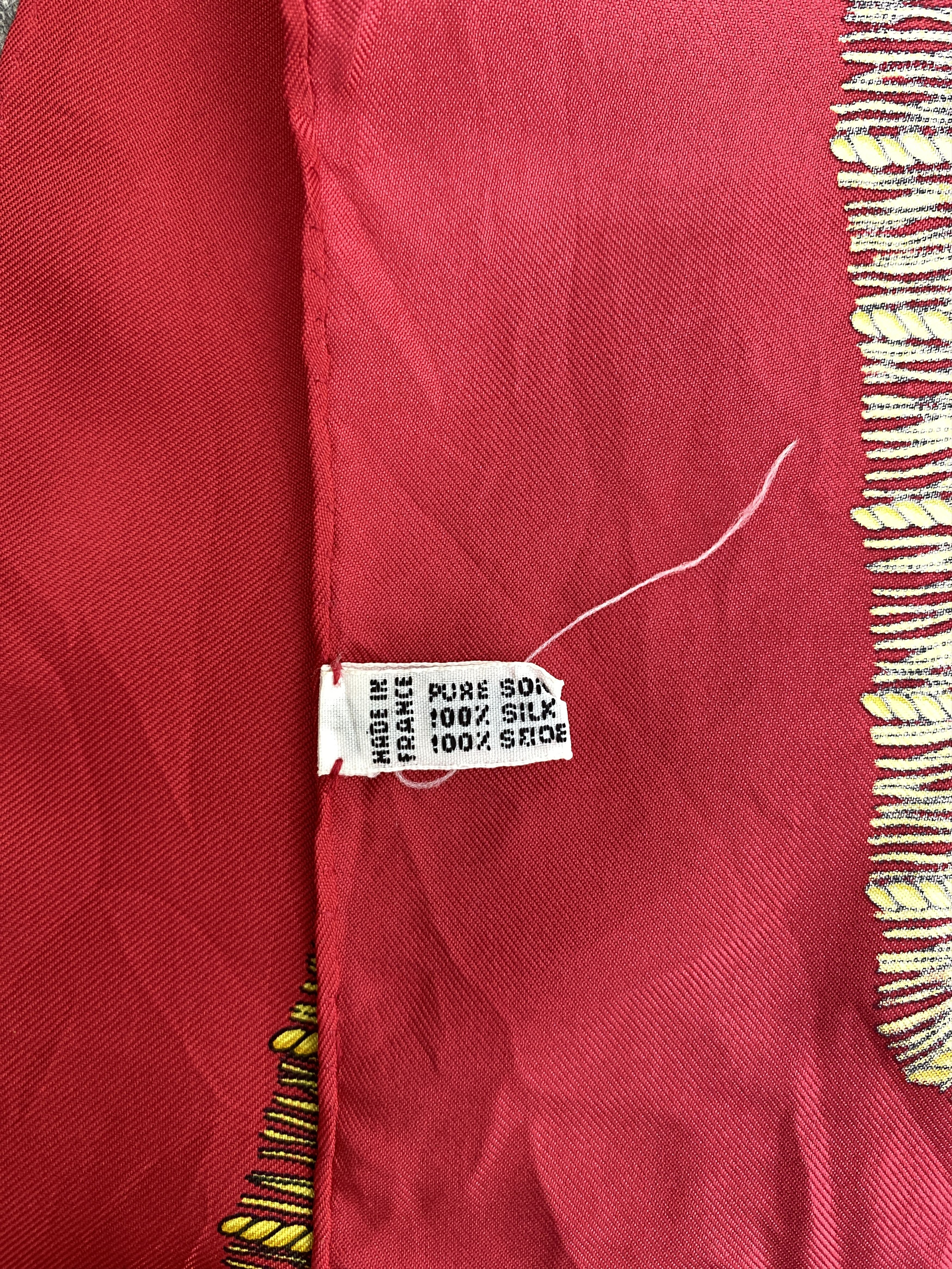 Celine Celine Silk Scarf / Silk Shawl SN0245 Size ONE SIZE - 4 Thumbnail