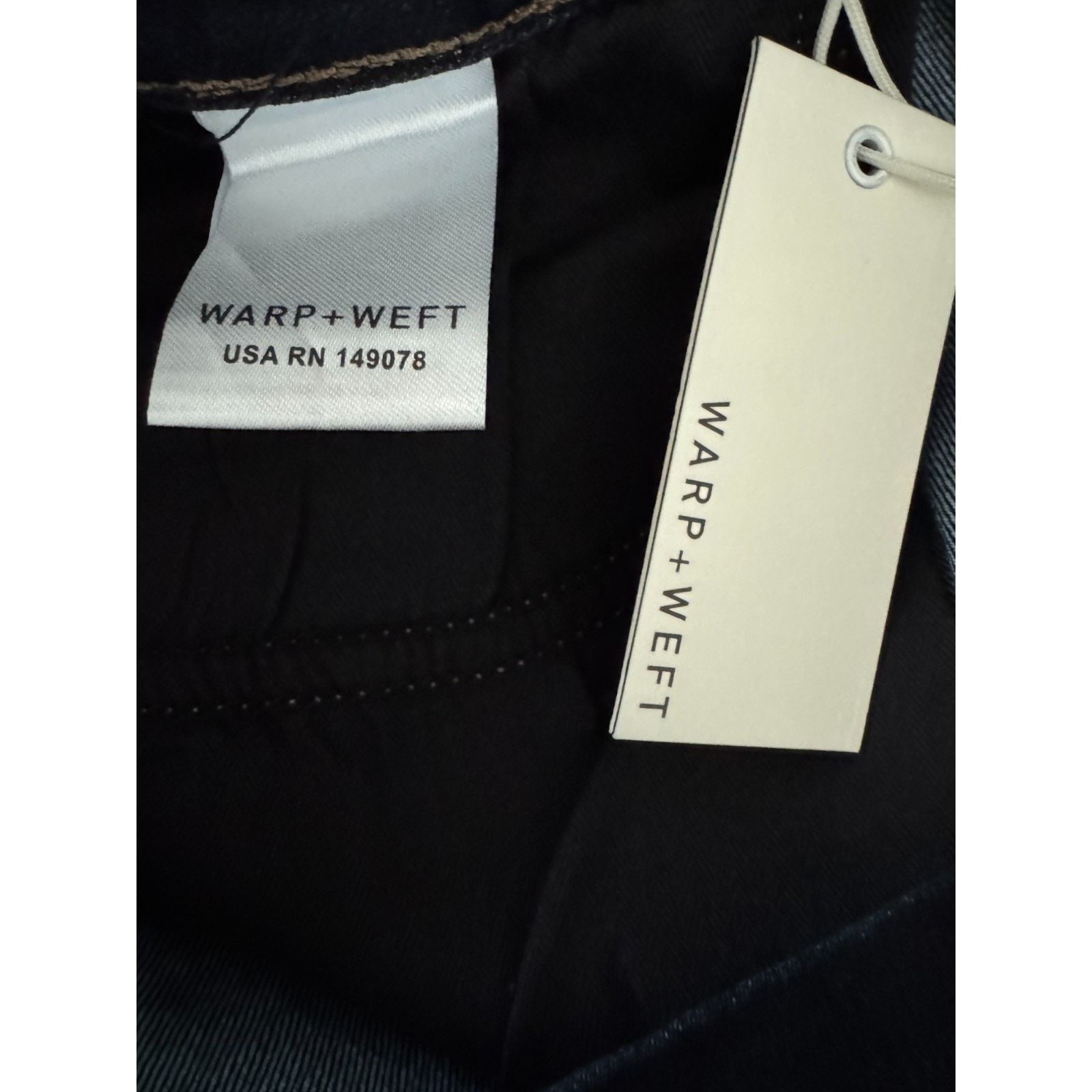 Warpweft Company Warp + Weft 8/29 Skinny High Rise Jeans Indigo Stretch Size 30" / US 8 / IT 44 - 7 Thumbnail