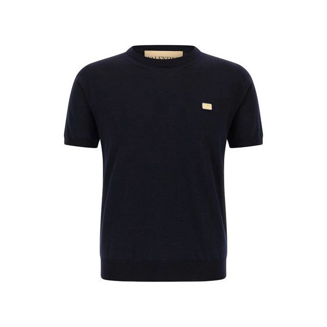 VALENTINO Blue Wool T-shirt New And Authentic (Men's size:XL