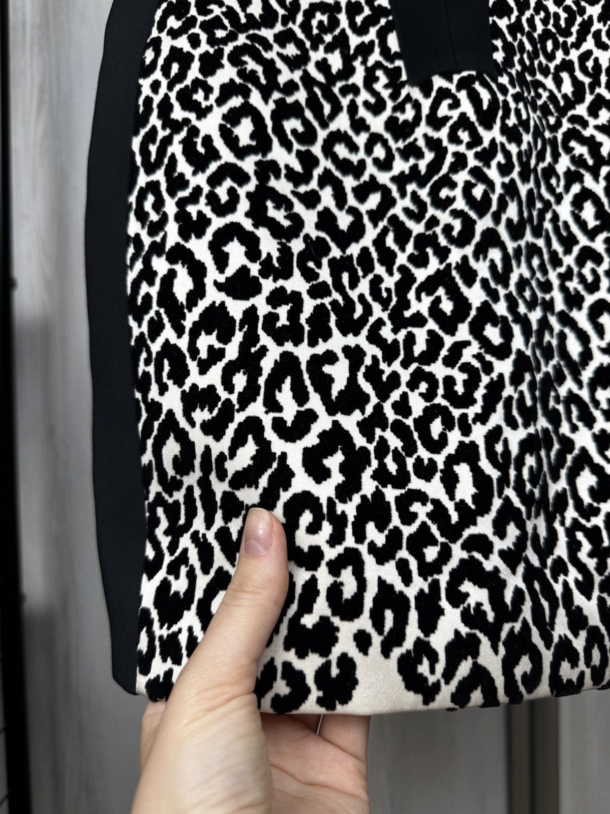 Antonio Berardi Antonio Berardi animal pattern white black mini dress Size S / US 4 / IT 40 - 4 Thumbnail
