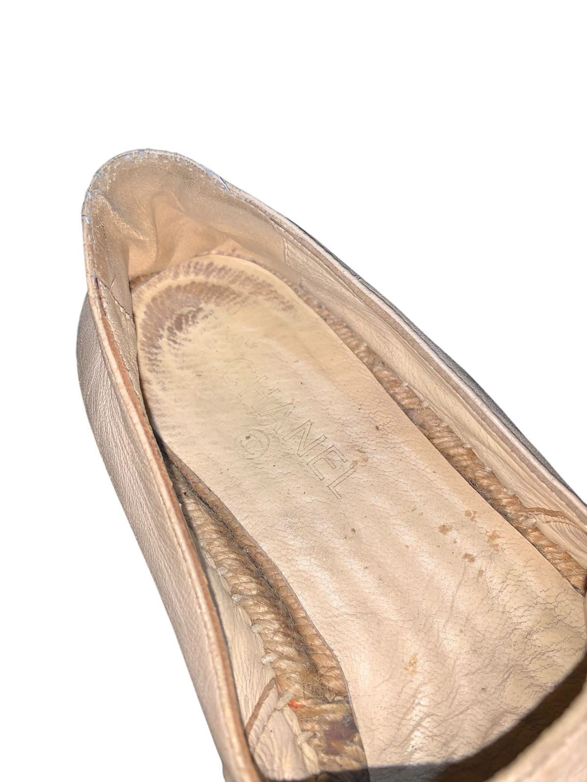 Chanel × Vintage Chanel Espadrilles Lambskin Flat shoes Size US 6 / IT 36 - 7 Thumbnail