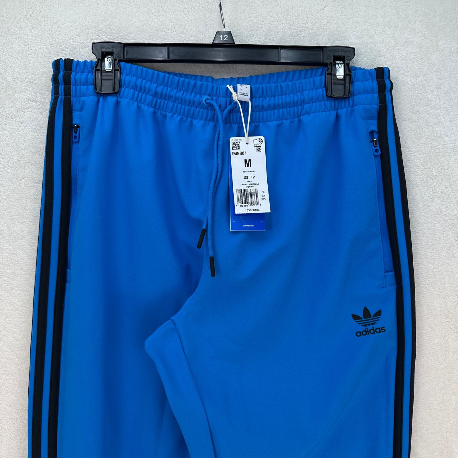Adidas ADIDAS MEN'S MEDIUM SST BONDED TRACKSUIT PANTS BLUE IM9881 N Size US 30 / EU 46 - 2 Thumbnail
