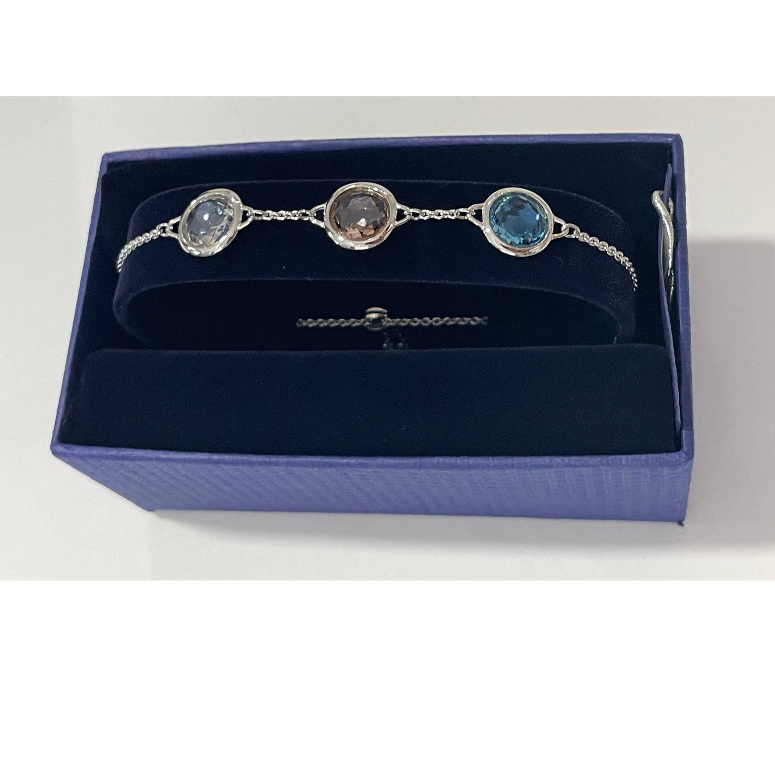 Swarovski Swarovski Tahlia bracelet Multicolored, Rhodium plated M Size ONE SIZE - 7 Thumbnail