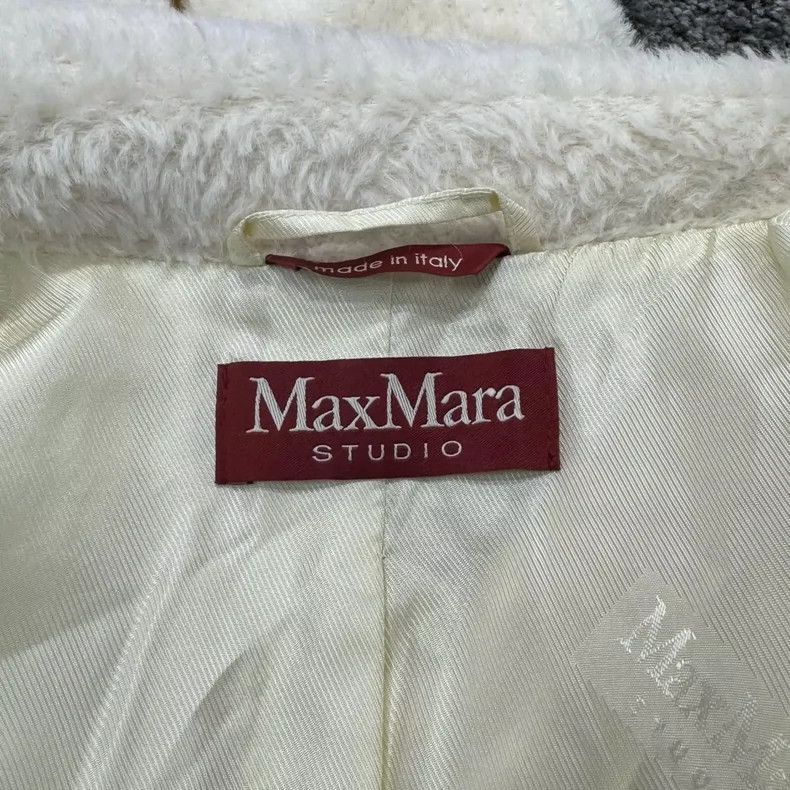 Max Mara Max Mara Studio Pure White Alpaca Size M / US 6-8 / IT 42-44 - 3 Thumbnail