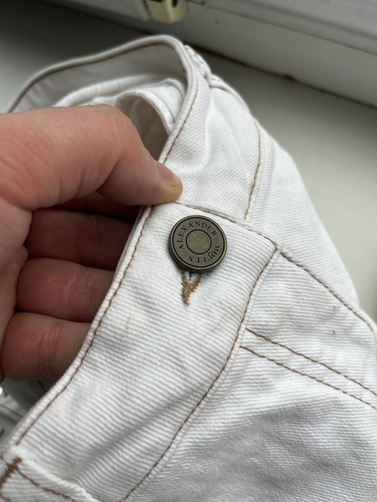 Alexander McQueen ALEXANDER MQUEEN big logo pants size 44 Size 30" / US 8 / IT 44 - 19 Thumbnail