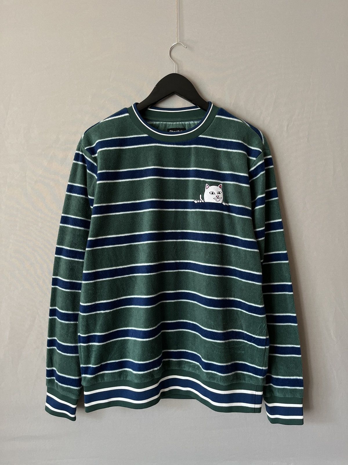RIPNDIP RipnDip Nerm Fleece Striped Sweatshirt Size US M / EU 48-50 / 2 - 1 Thumbnail