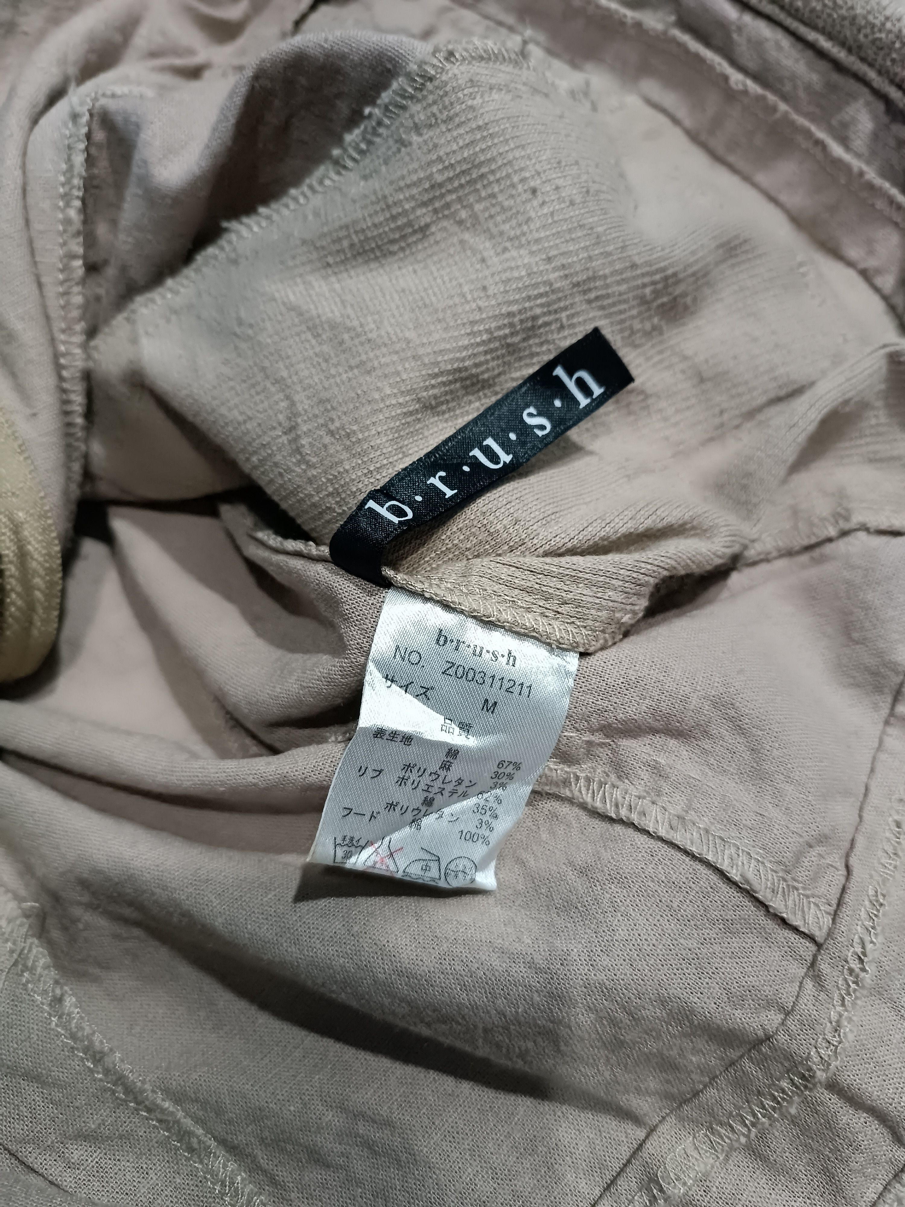 Japanese Brand B.R.U.S.H Bono Zip-up Hoodie Jacket Size US M / EU 48-50 / 2 - 5 Thumbnail