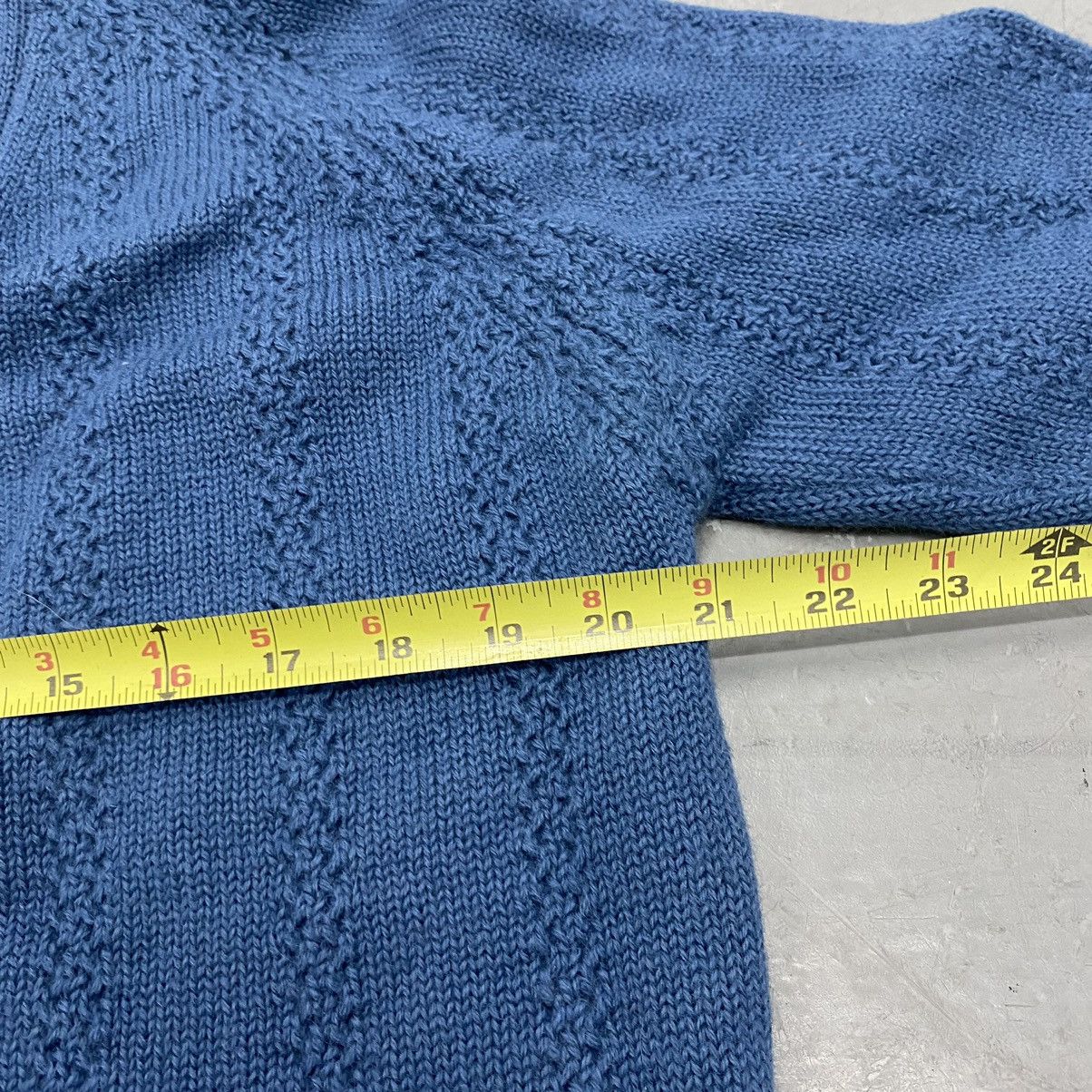 Japanese Brand × Vintage Vtg 50s 60s Italian Virgin Wool Cardigan Kurt Cobain Grunge Size US XL / EU 56 / 4 - 2 Thumbnail