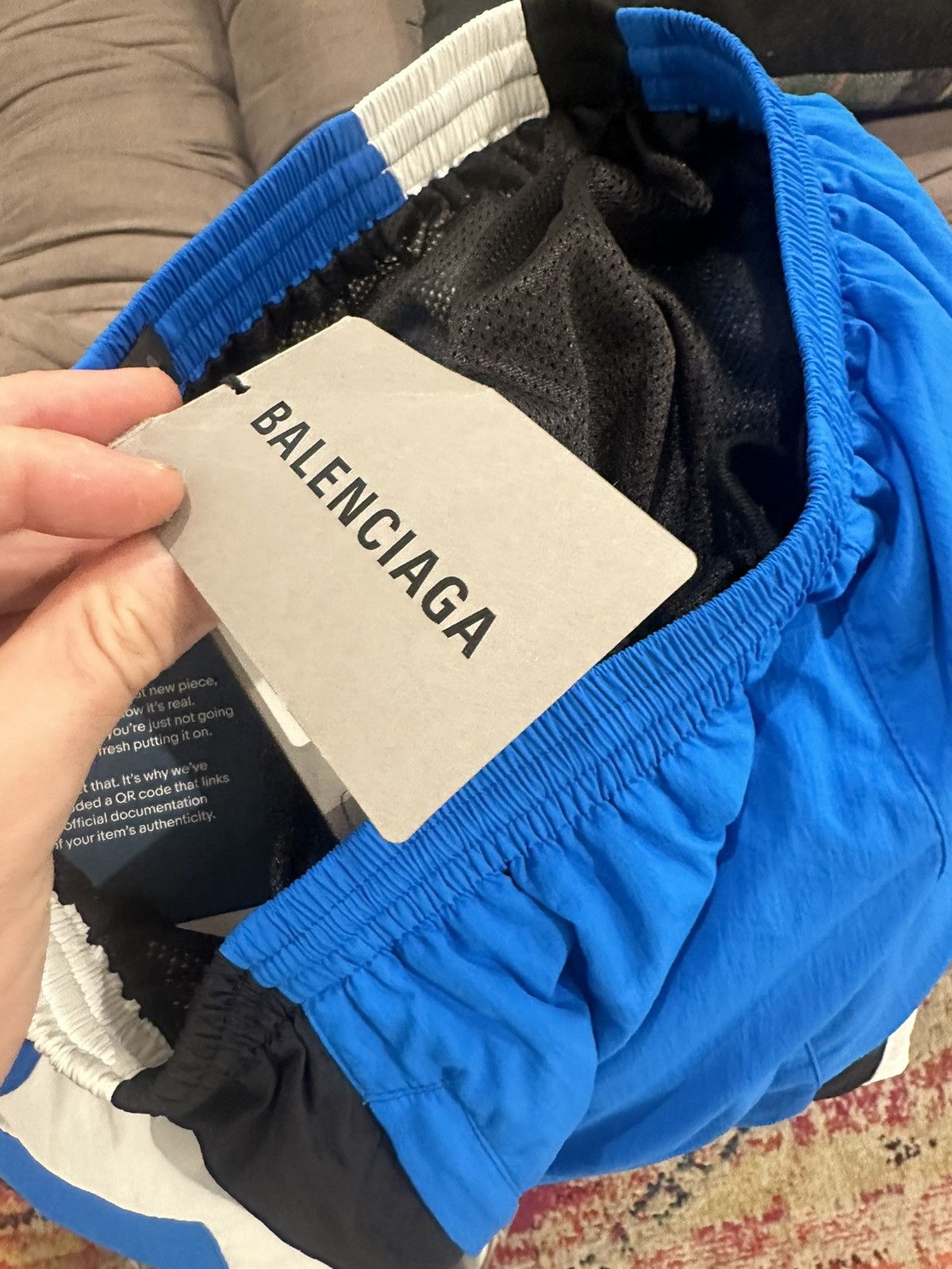 Balenciaga Balenciaga 3B Blue Windbreaker Sweatpants Size US 32 / EU 48 - 13 Thumbnail