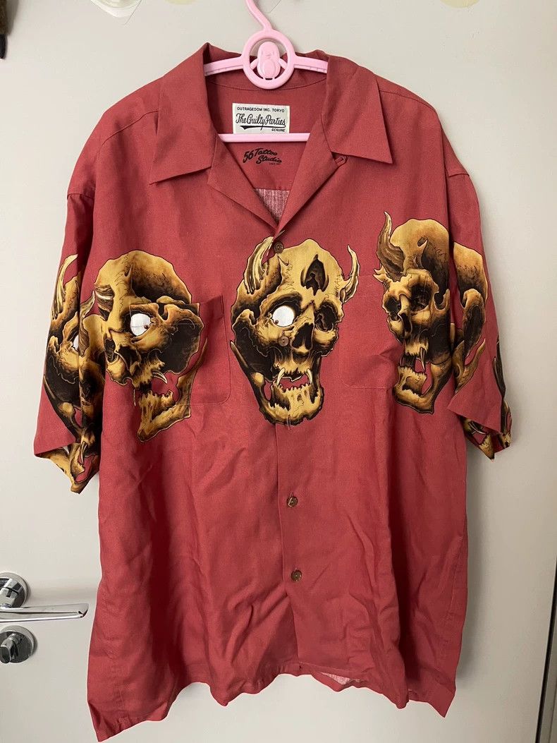 Wacko Maria WACKOMARIA 56 Tattoo Studio Short Sleeve Shirt- DMC Size US L / EU 52-54 / 3 - 1 Thumbnail