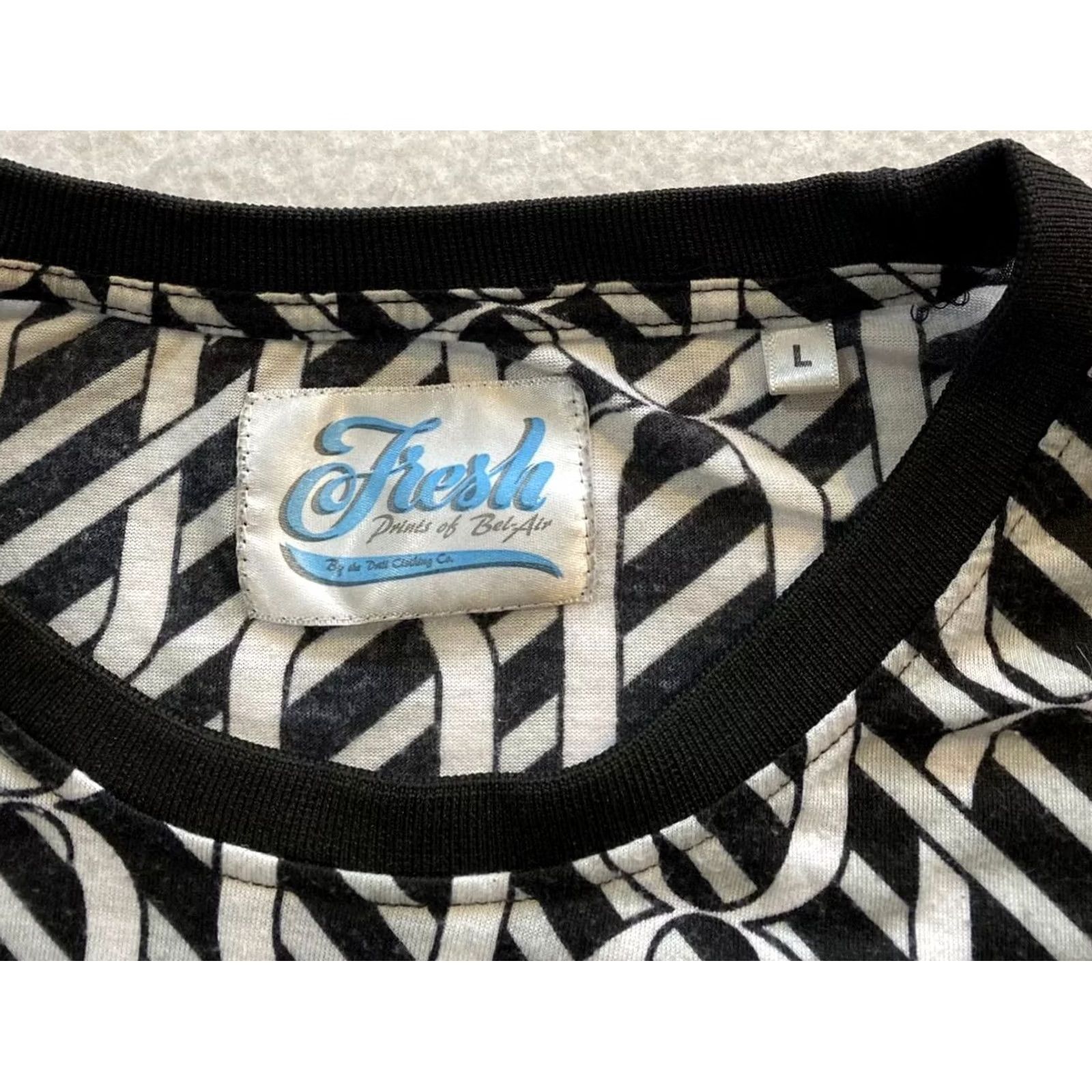 Vintage Fresh T Shirt Mens OG Graphic Black White L / 2-16 - Fitted Fresh Casual Mens Shirt Size L Black White OG Graphic Size US L / EU 52-54 / 3 - 3 Thumbnail