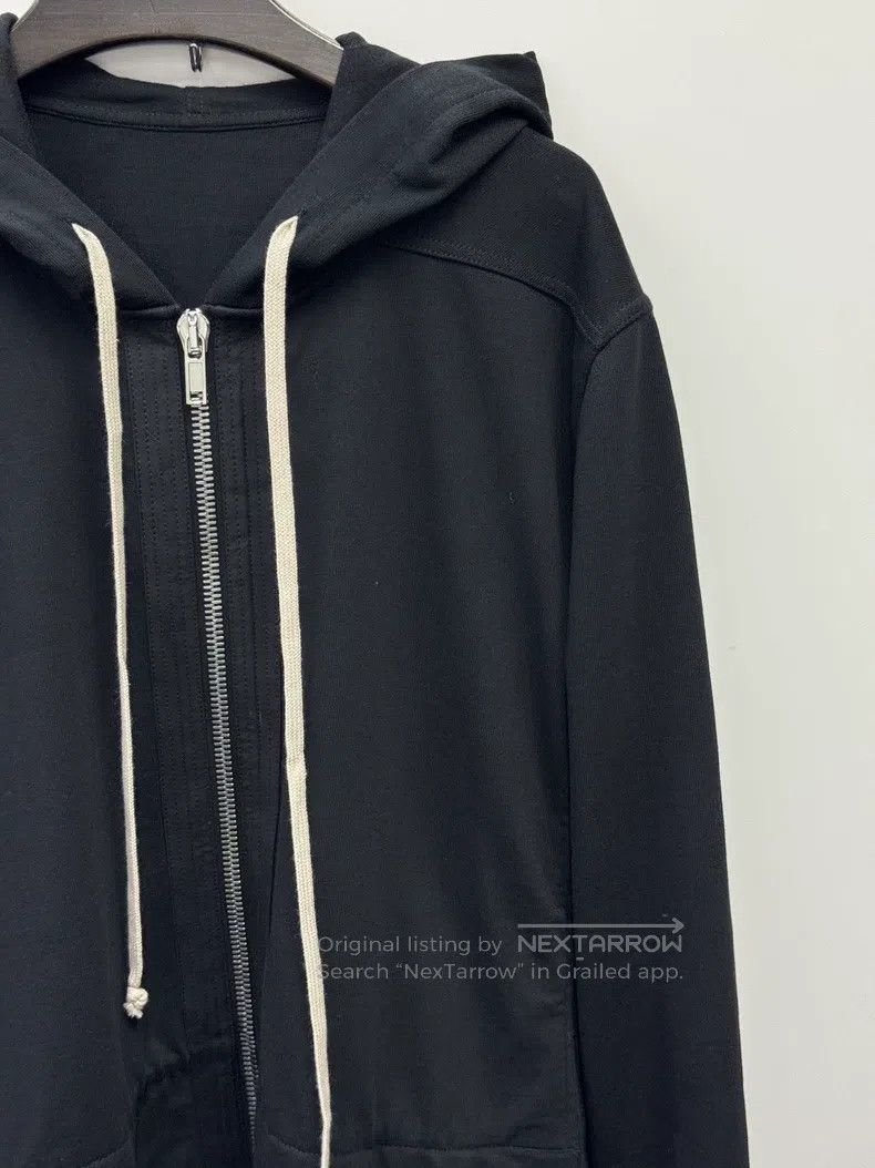 Rick Owens Rick Owens Black hooded zip-up jacket Size US M / EU 48-50 / 2 - 3 Thumbnail